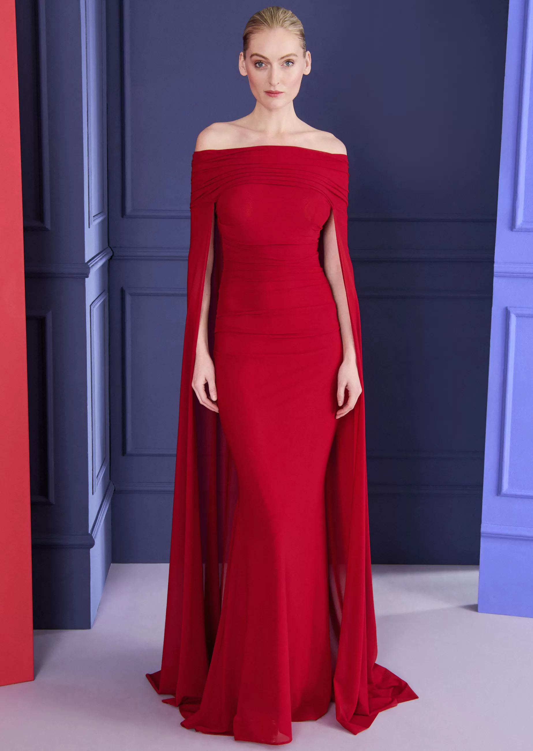 Outlet Talbot Runhof Abendkleid Bortolo4 Scarletrot