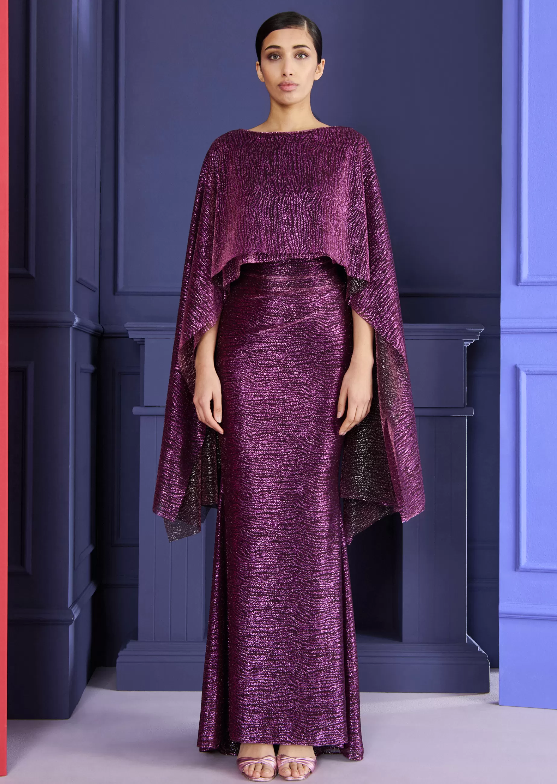New Talbot Runhof Abendkleid Fortezza5 Fuchsiapink