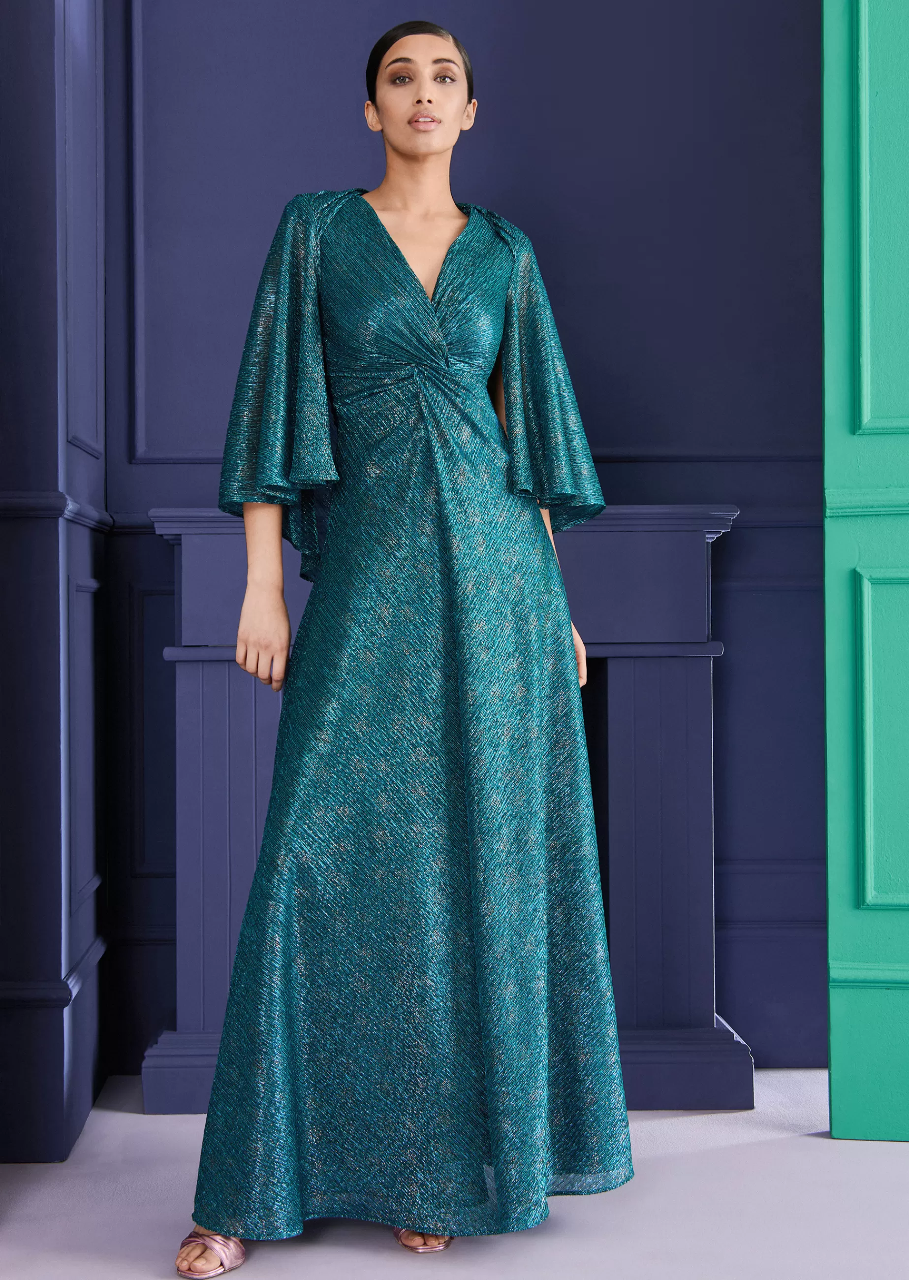 Outlet Talbot Runhof Abendkleid Horras1 Türkis