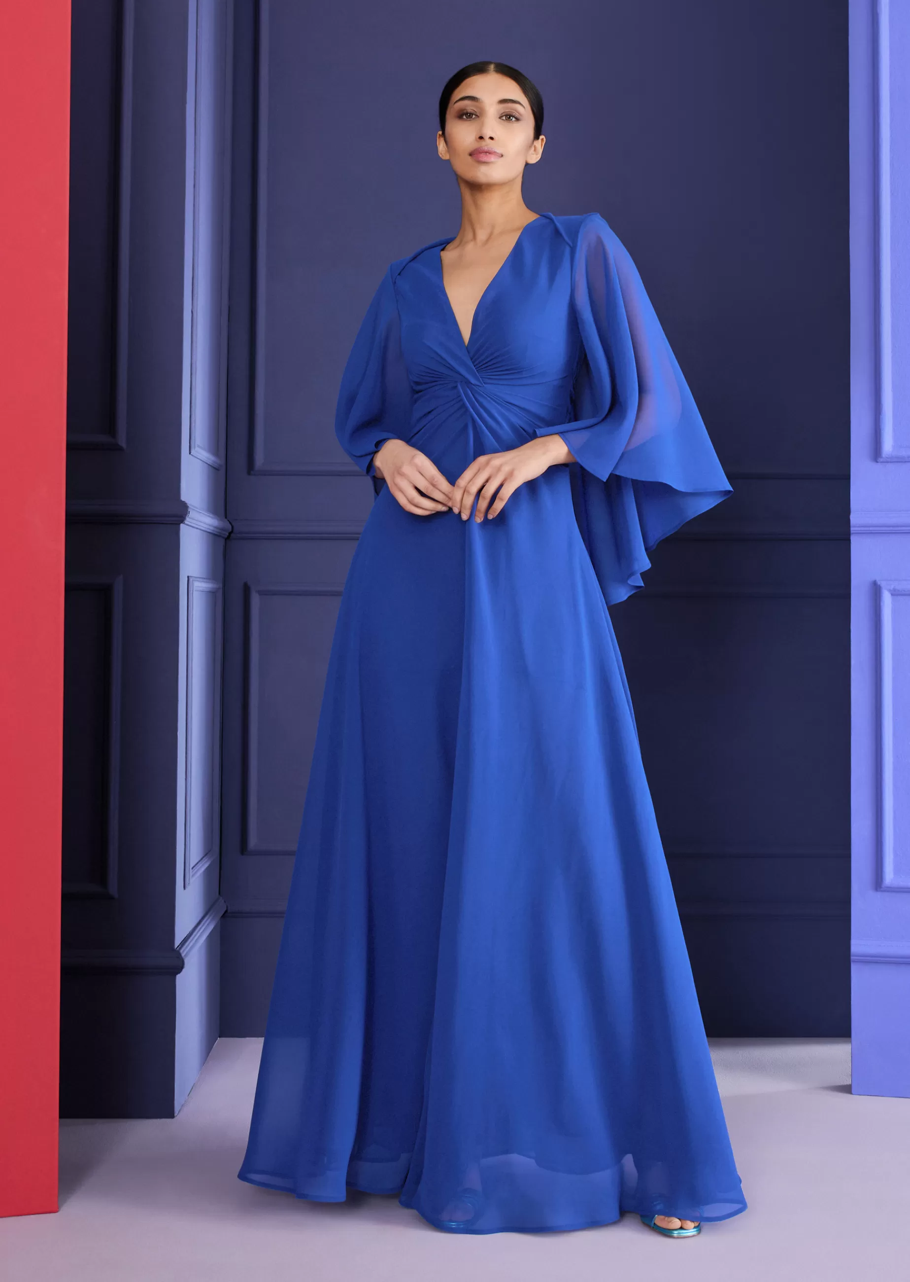 Discount Talbot Runhof Abendkleid Horras5 Enzianblau