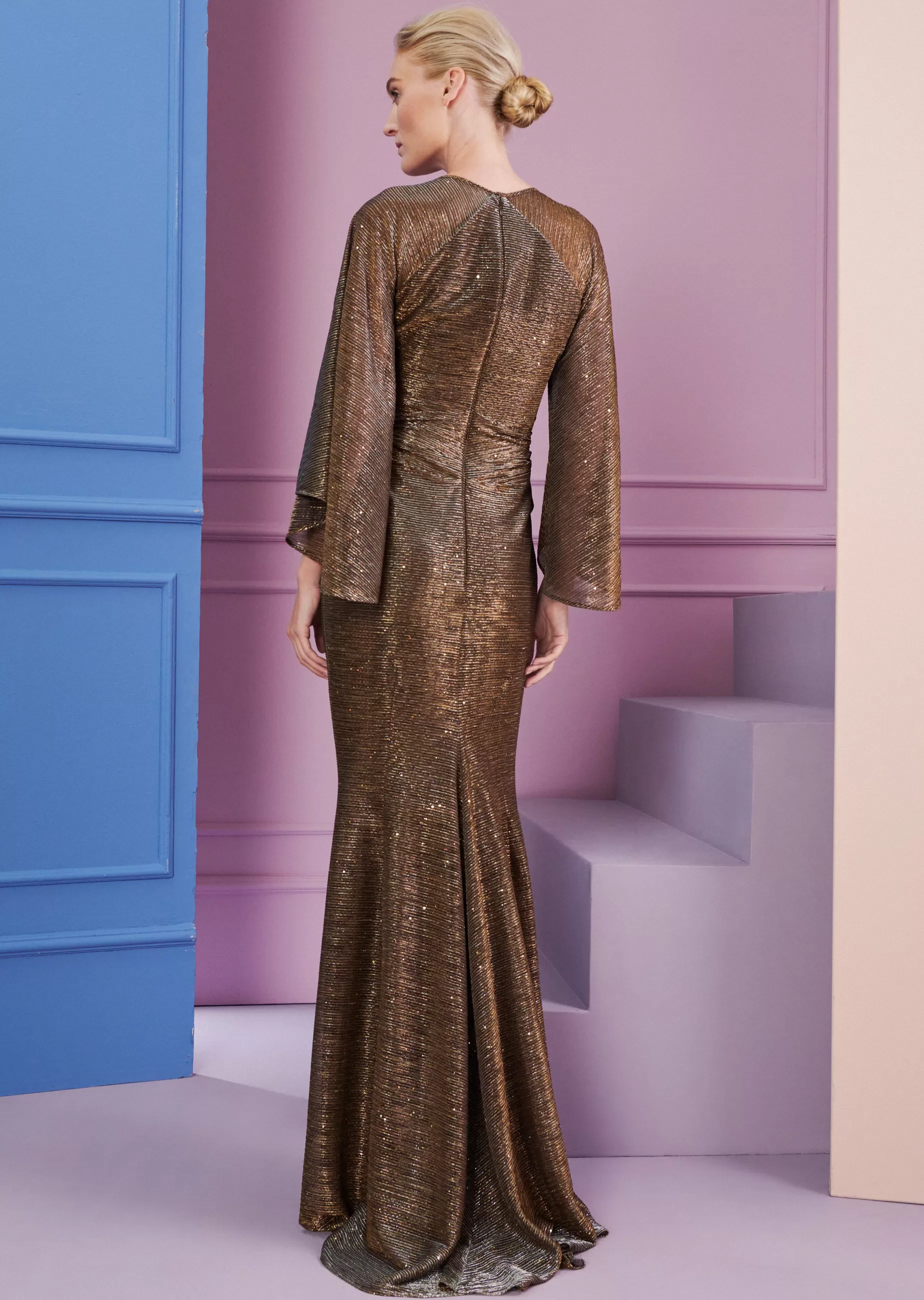Best Talbot Runhof Abendkleid Korana1 Gold
