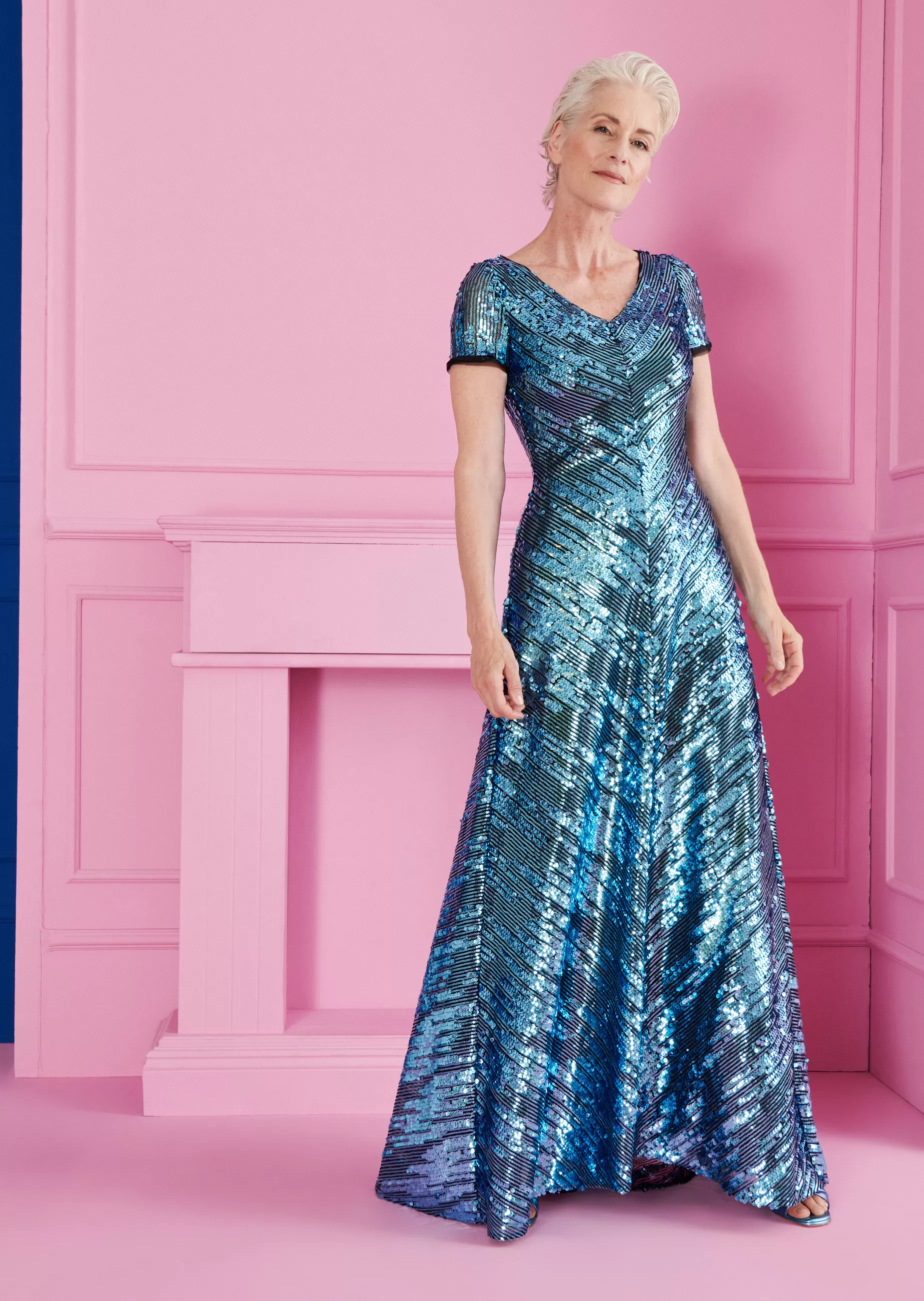 New Talbot Runhof Abendkleid Lotion1 Türkis