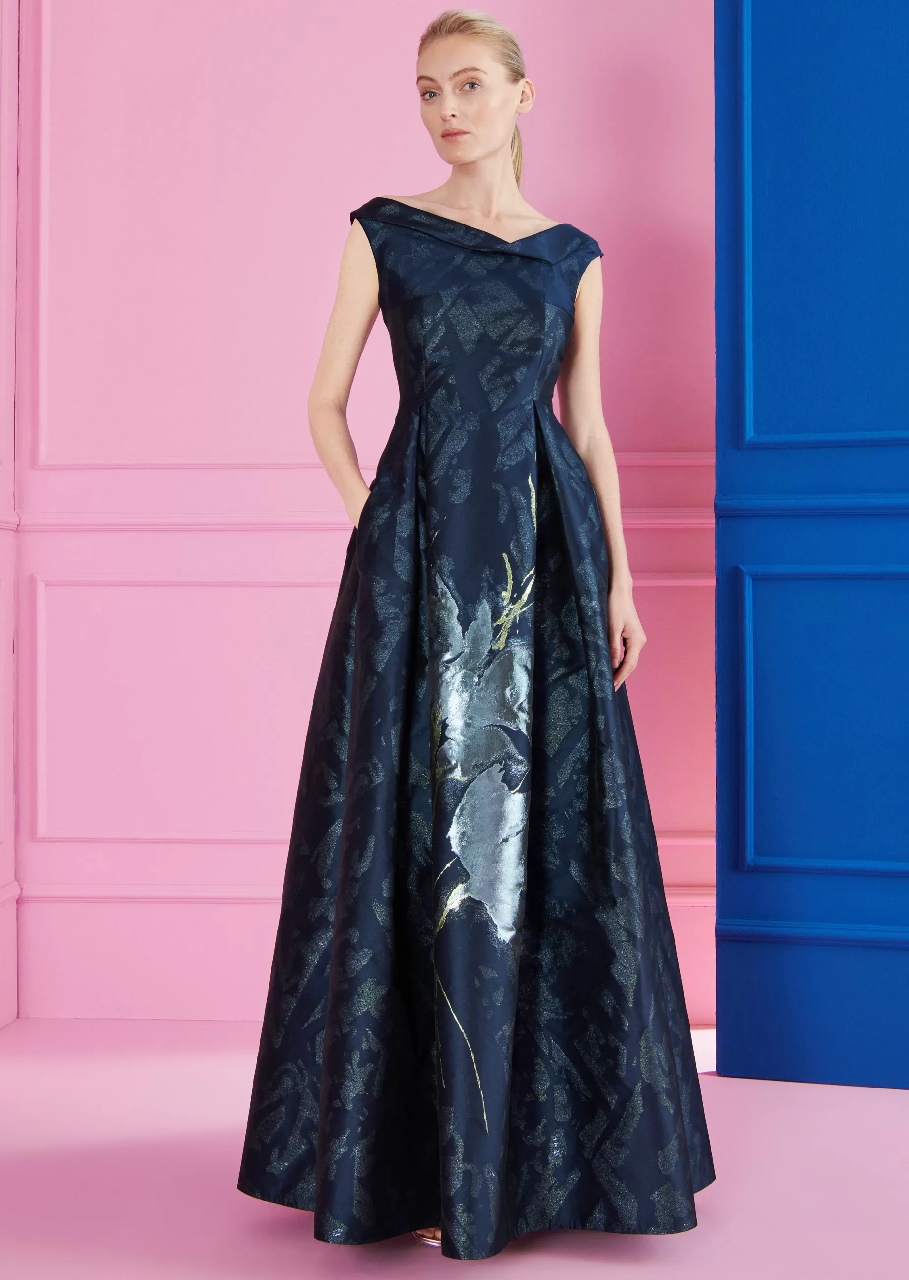 Clearance Talbot Runhof Abendkleid Lozana1 Nachtblau