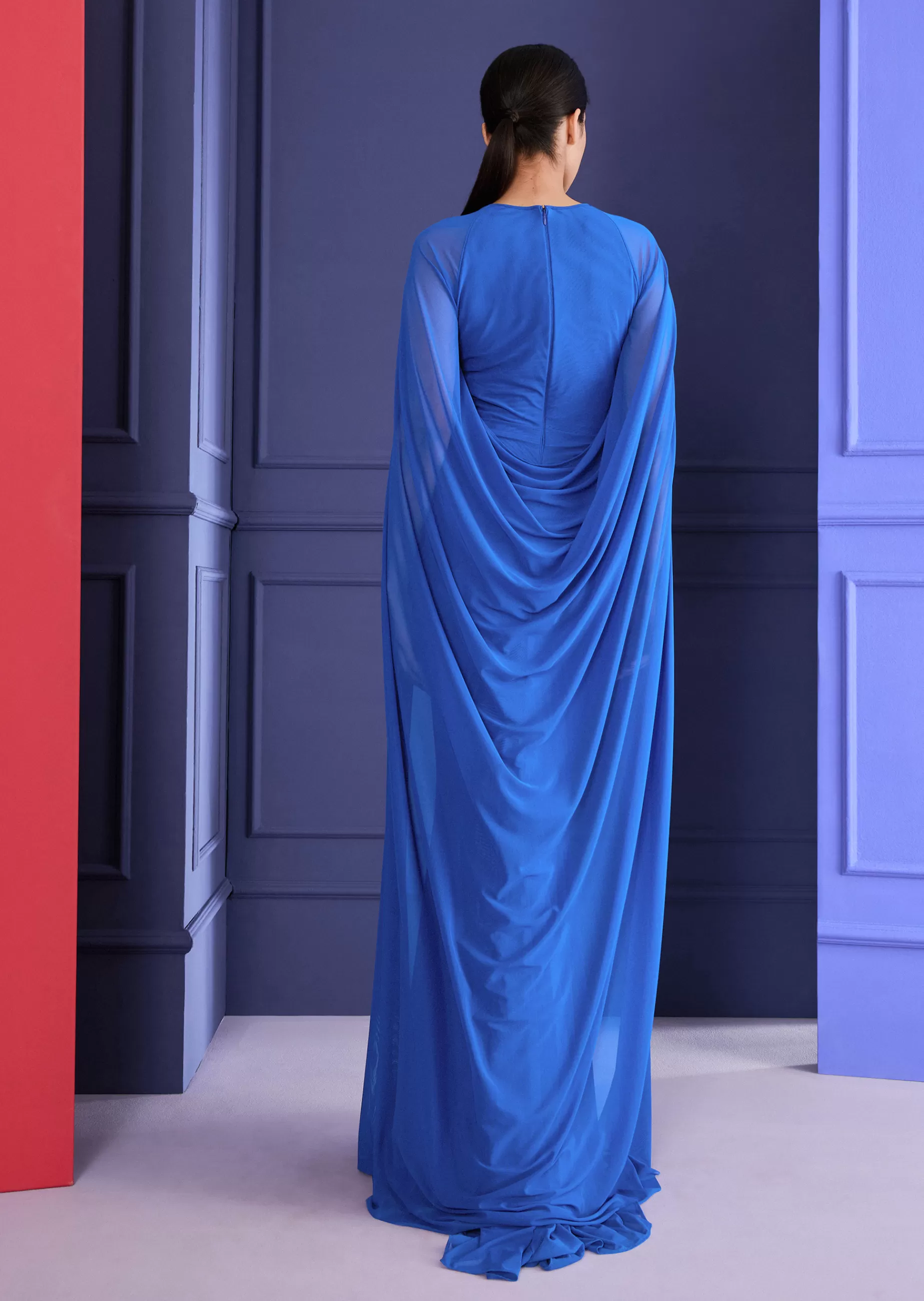 Shop Talbot Runhof Abendkleid Mobile1 Royalblau