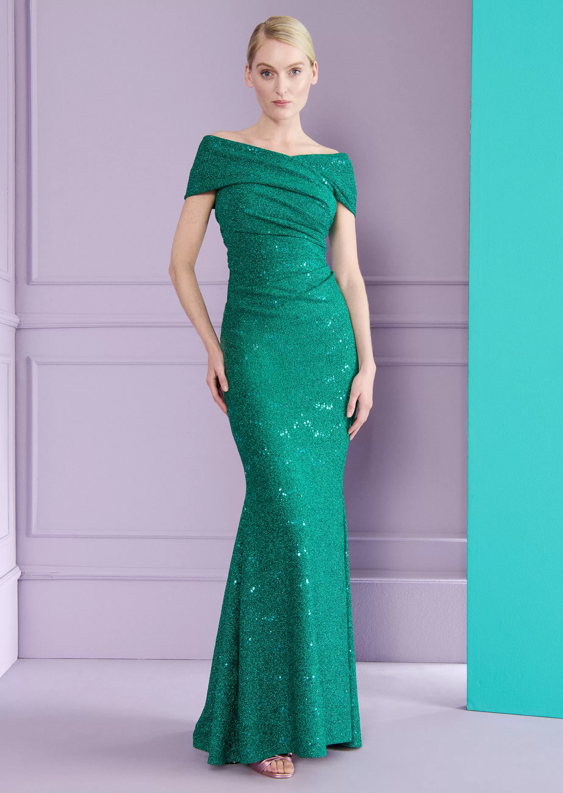 Discount Talbot Runhof Abendkleid Mobina3 Billiardgrün