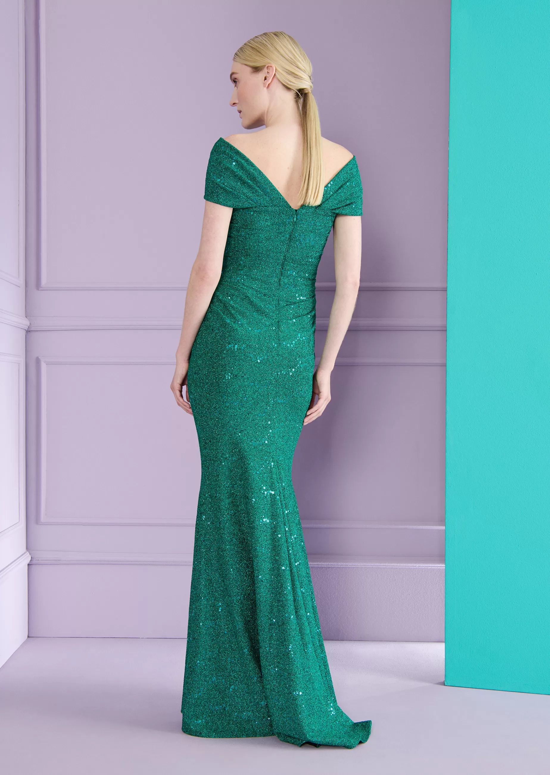 Discount Talbot Runhof Abendkleid Mobina3 Billiardgrün