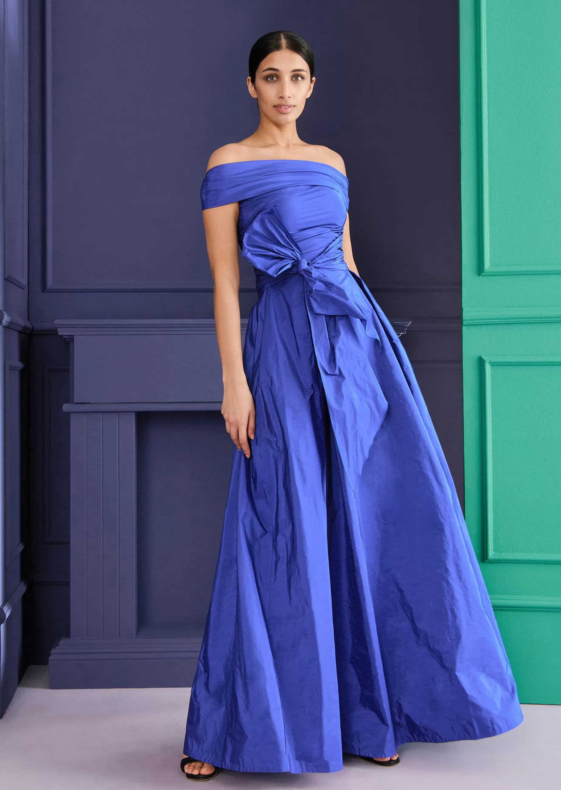 Hot Talbot Runhof Abendkleid Mocktail1 Electricblue
