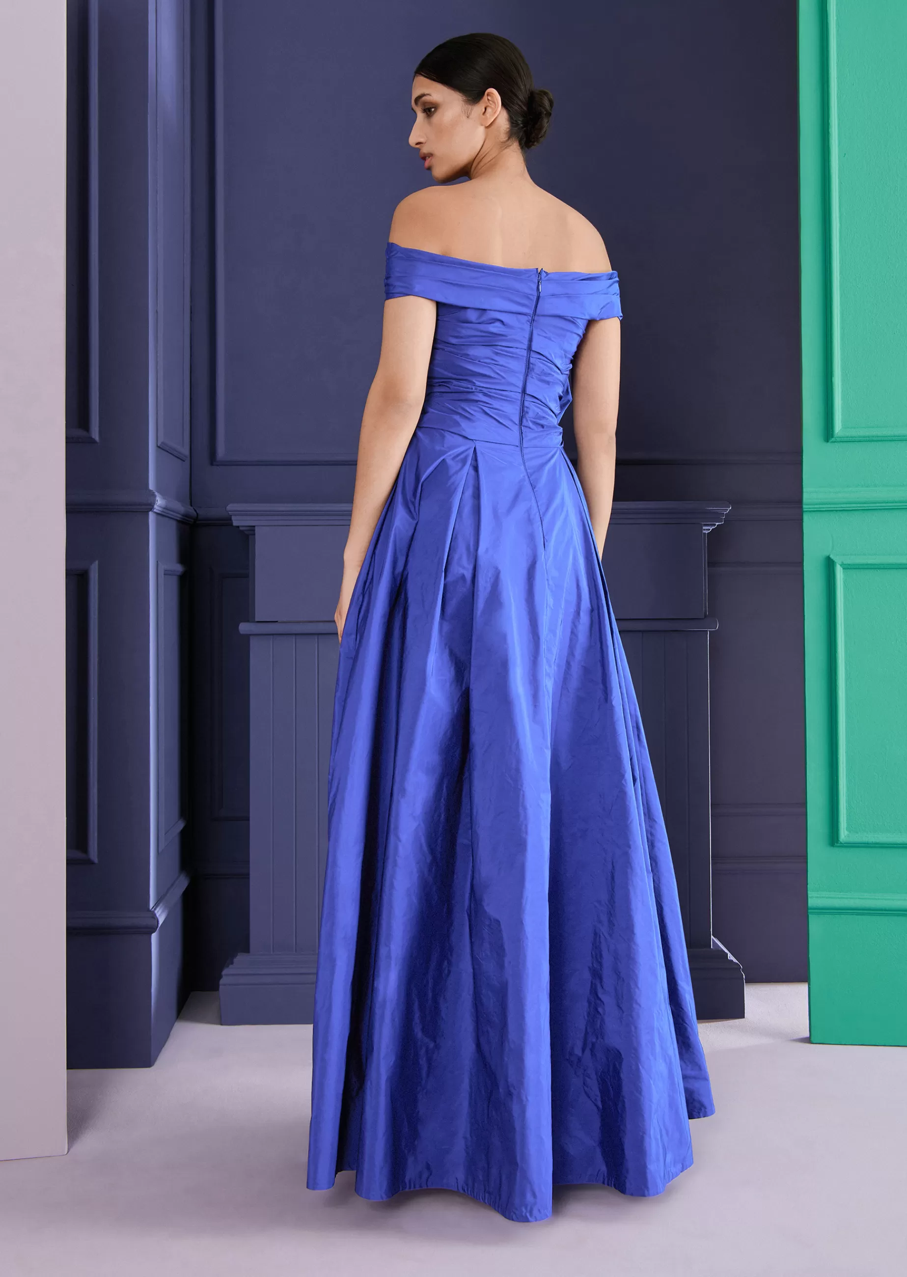 Hot Talbot Runhof Abendkleid Mocktail1 Electricblue