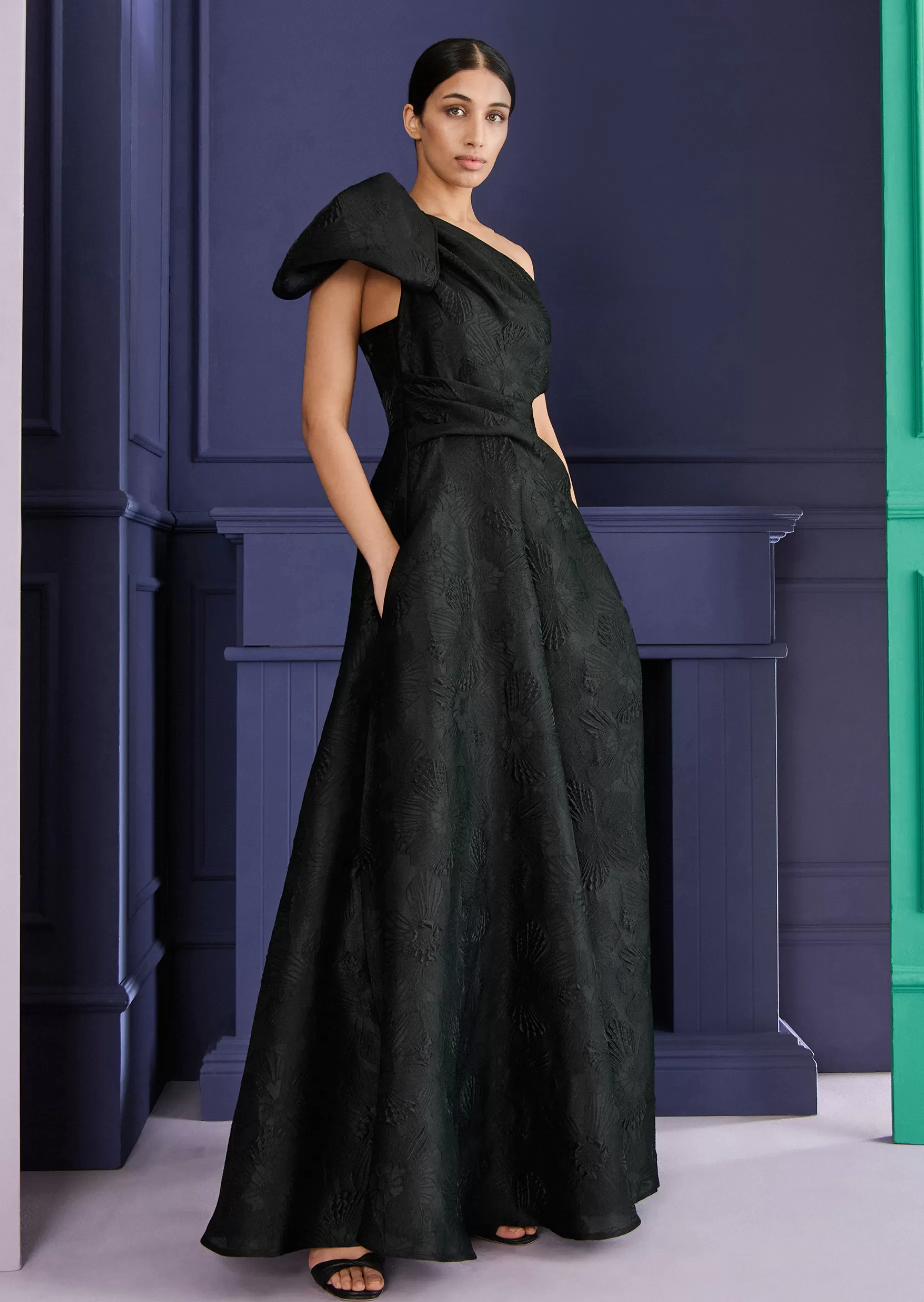 New Talbot Runhof Abendkleid Mossana1 Schwarz