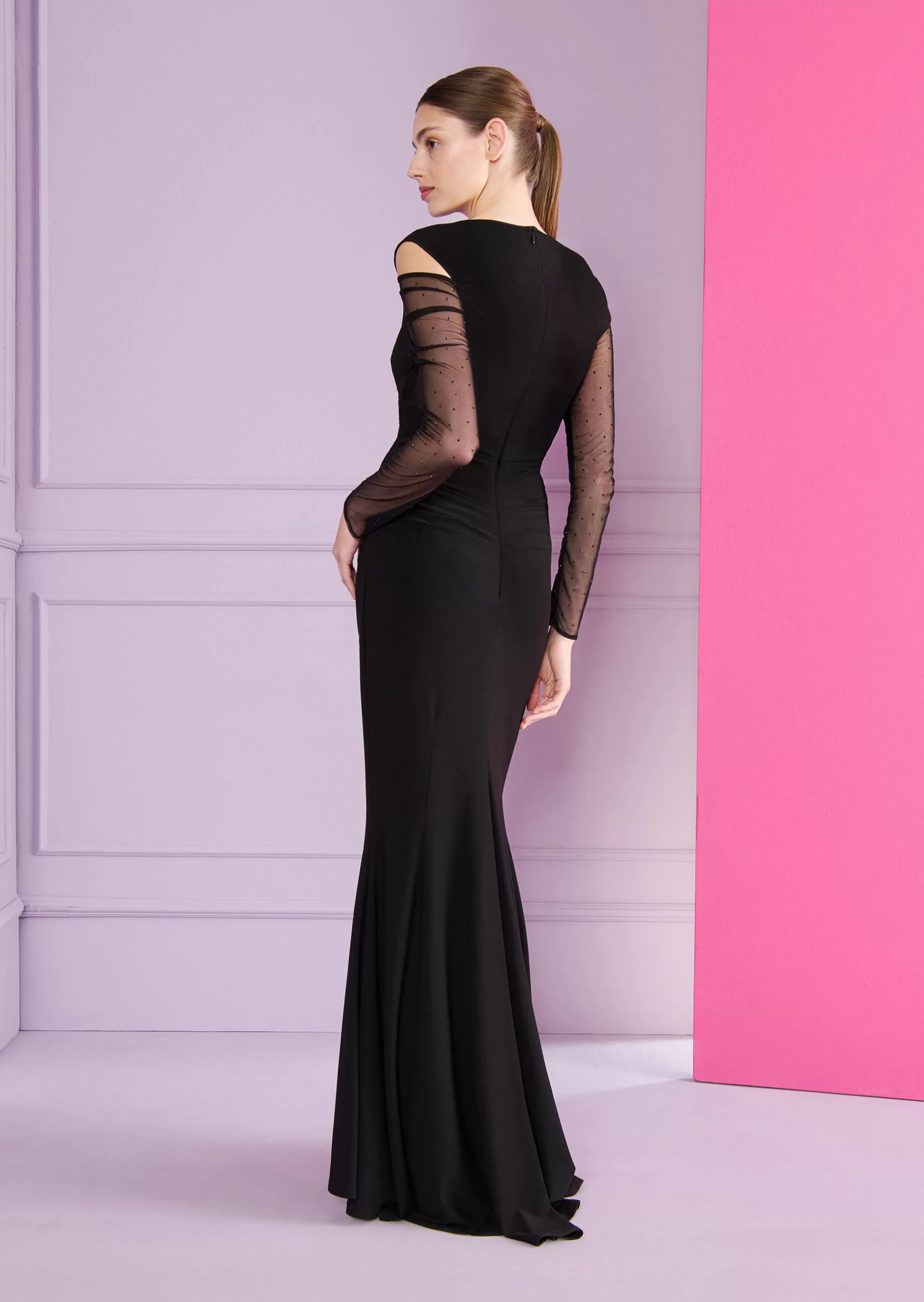 New Talbot Runhof Abendkleid Novia1 Schwarz
