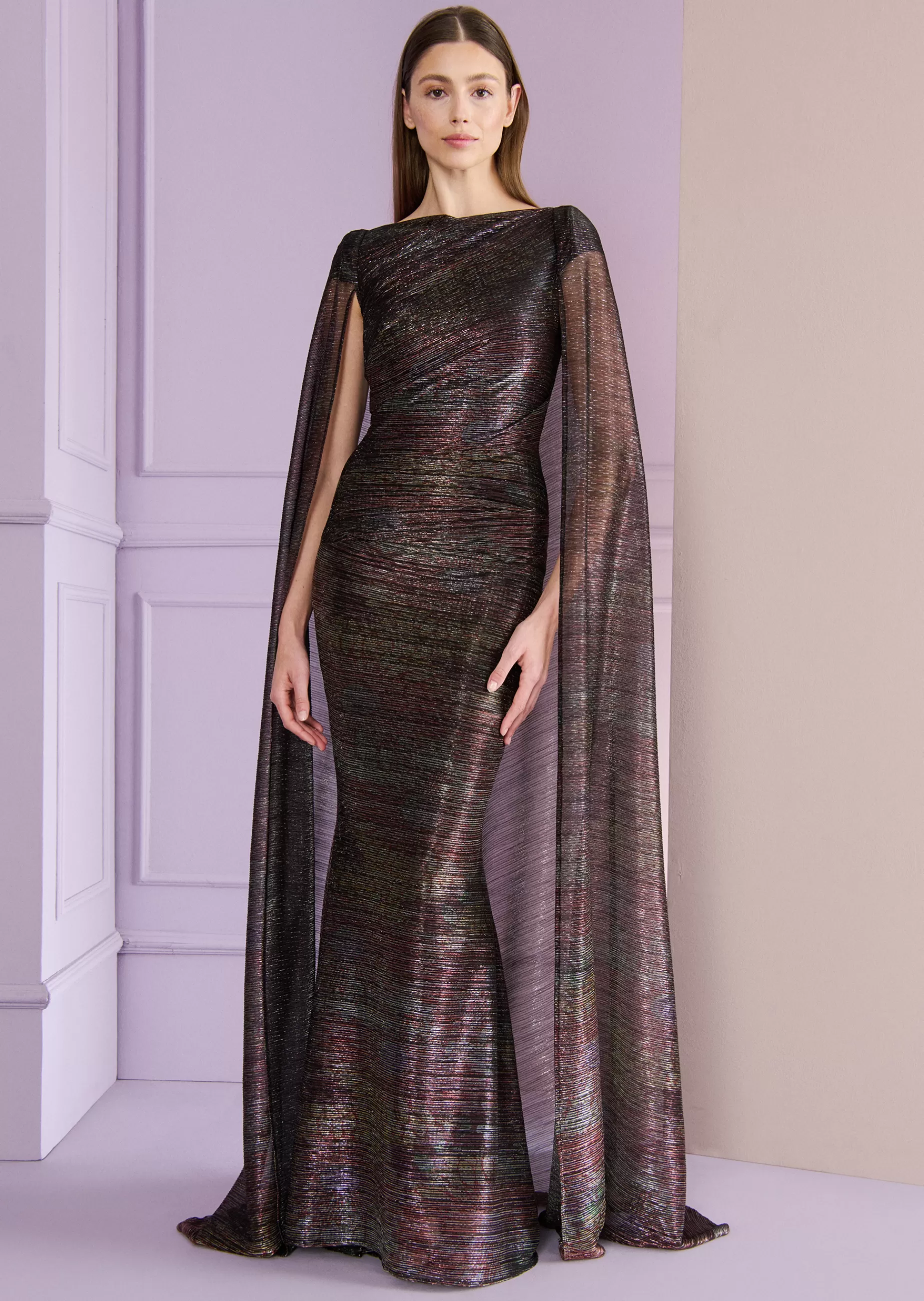 Clearance Talbot Runhof Abendkleid Pollinium26 Kupfer