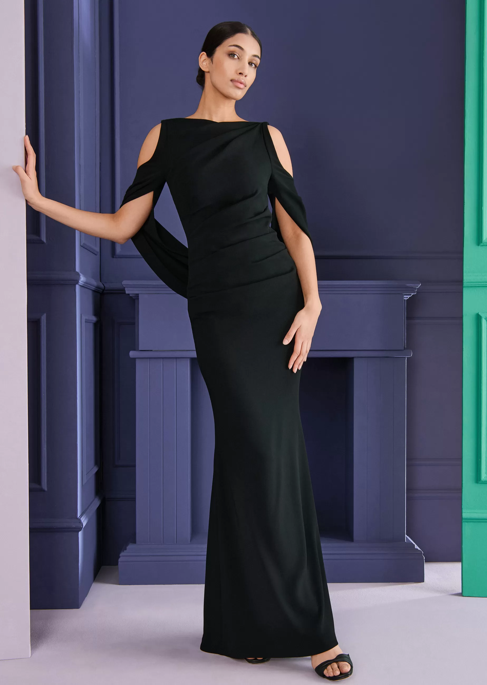 Clearance Talbot Runhof Abendkleid Ponceau13 Schwarz