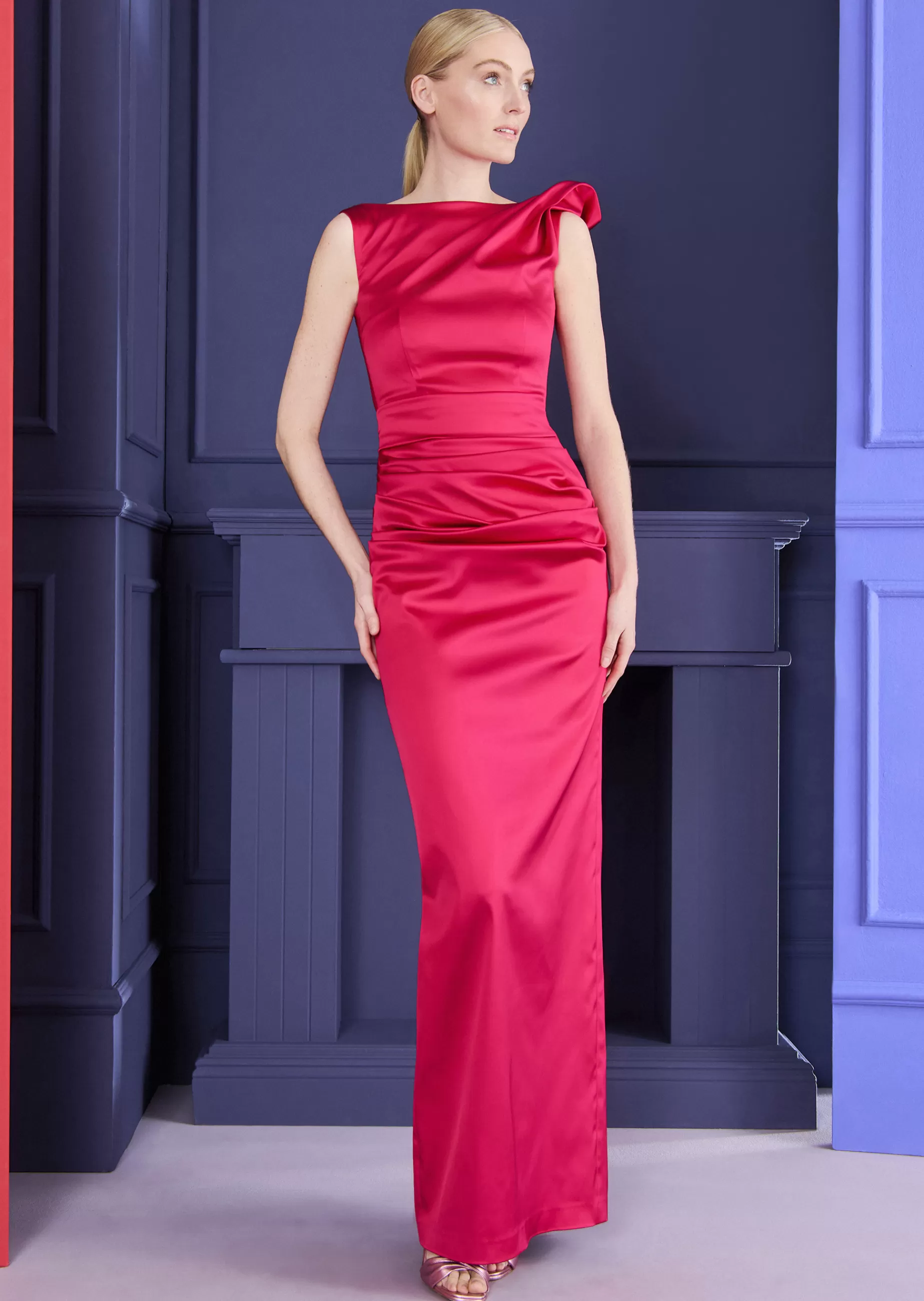 Clearance Talbot Runhof Abendkleid Pooky10 Azaleapink
