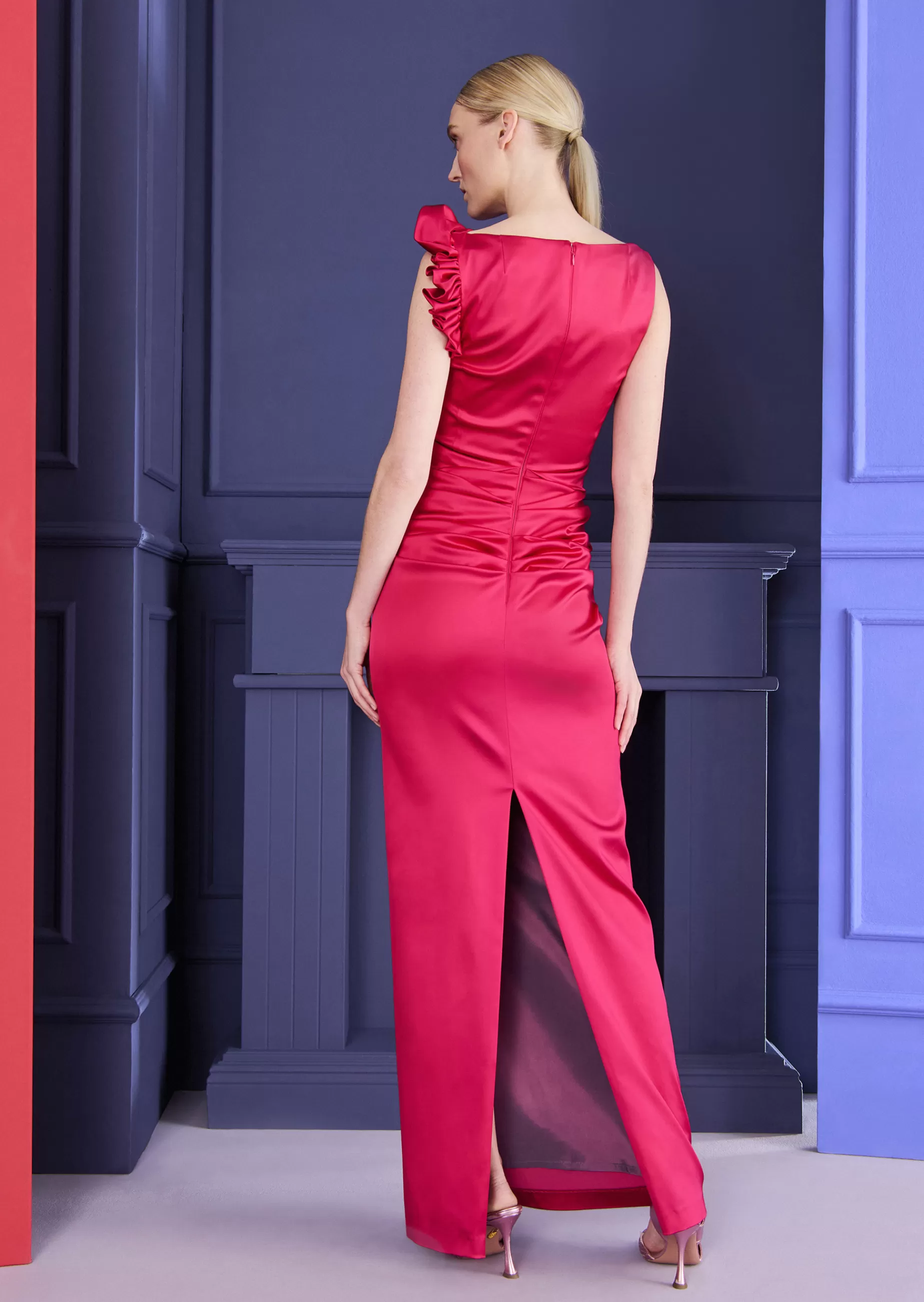 Clearance Talbot Runhof Abendkleid Pooky10 Azaleapink