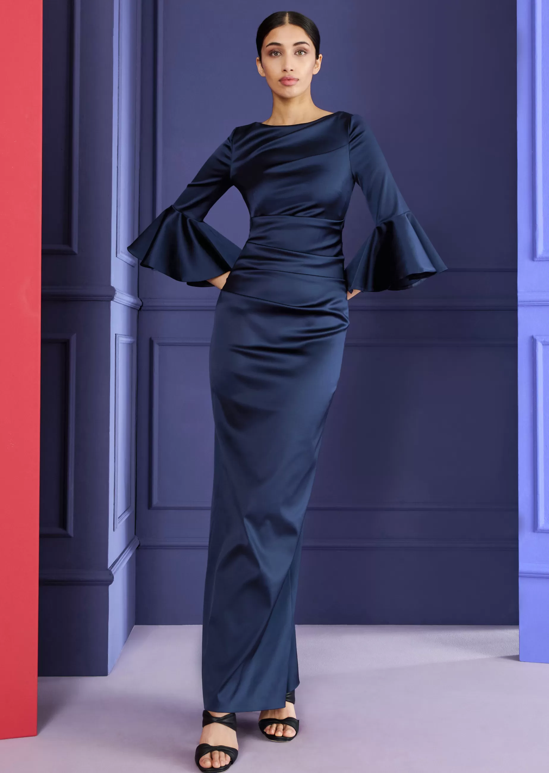 Best Talbot Runhof Abendkleid Tonya17 Armadablau