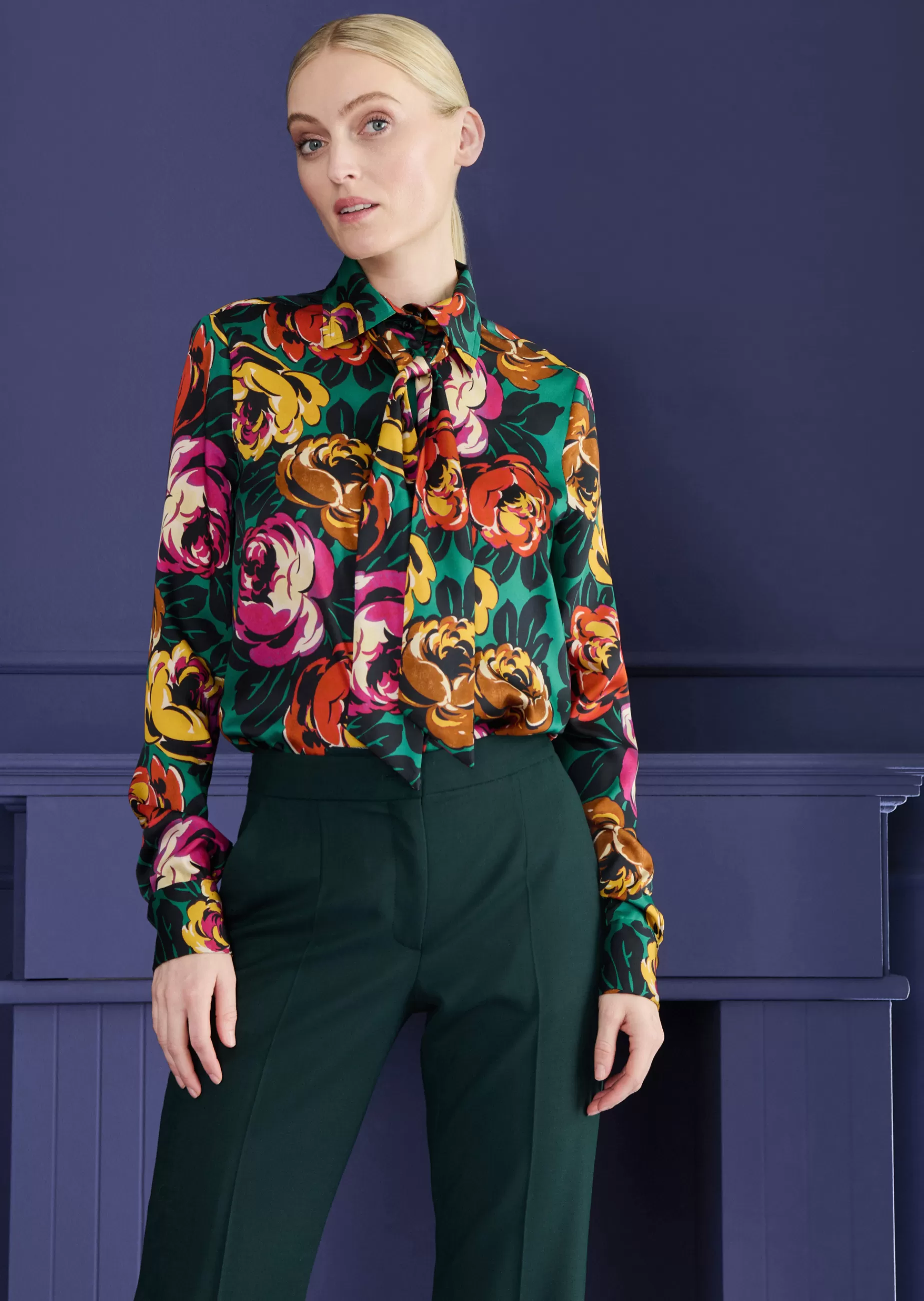 Sale Talbot Runhof Bluse Dayton8 Jadegrün