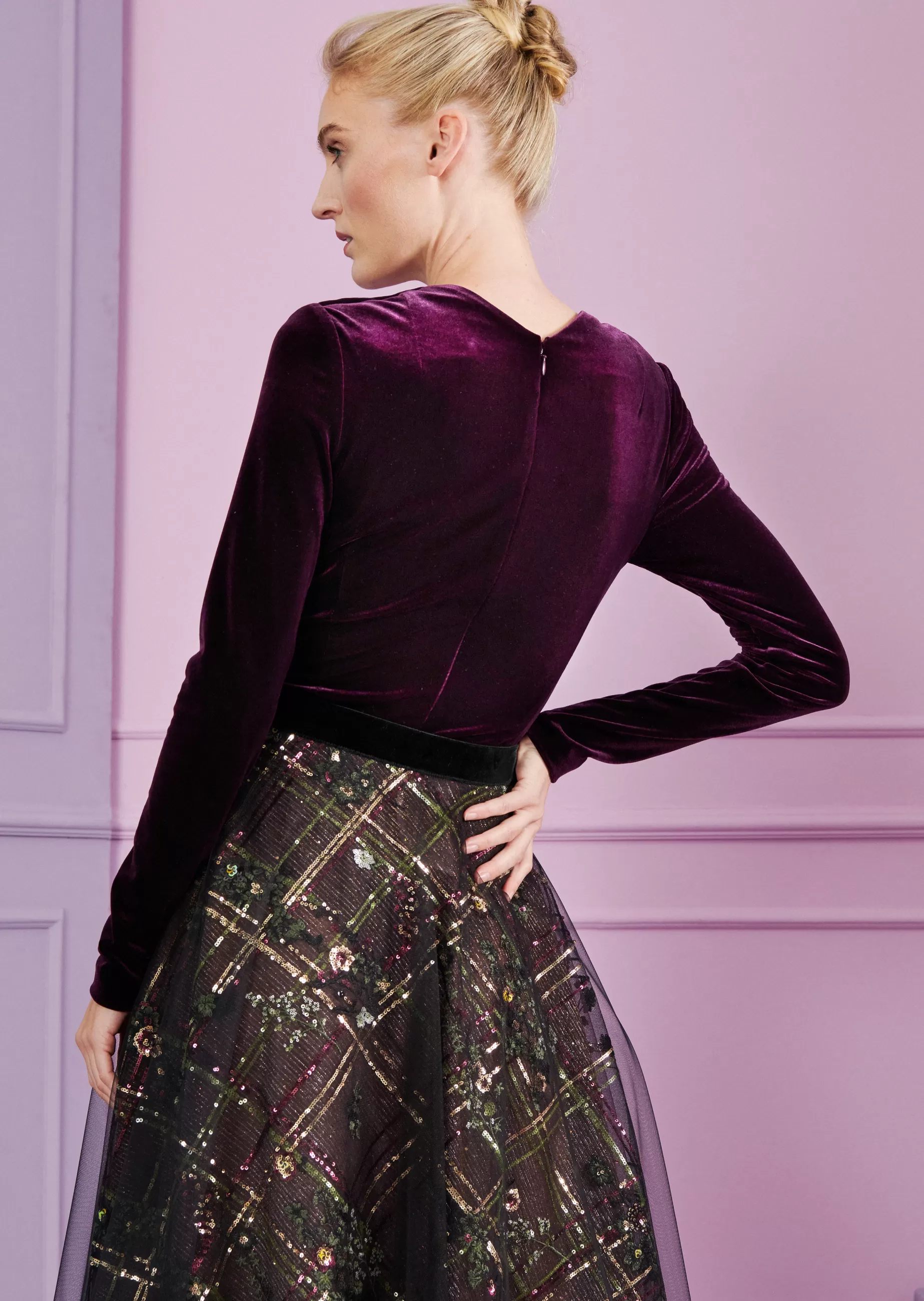 Flash Sale Talbot Runhof Body Hannah1 Auberginelila