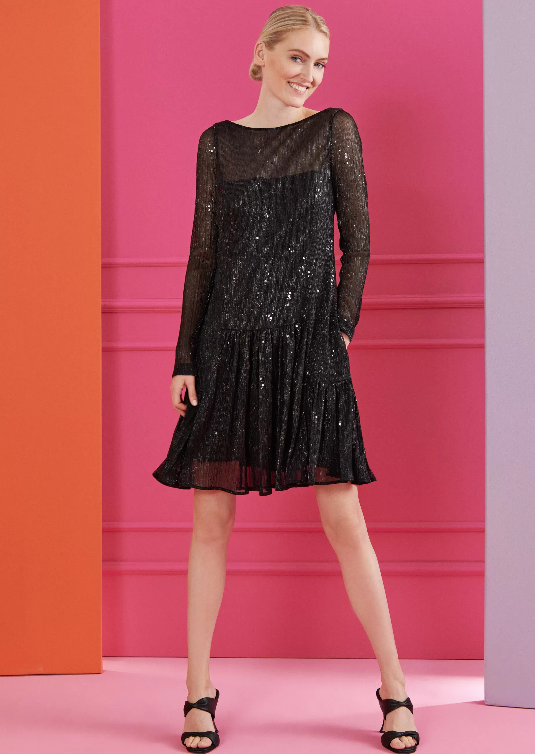 Cheap Talbot Runhof Cocktailkleid Folkloric5 Schwarz