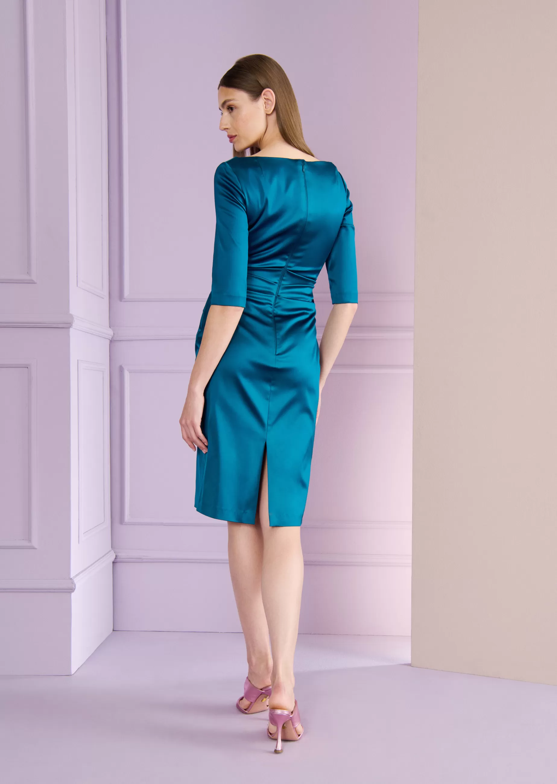 Sale Talbot Runhof Cocktailkleid Komoe3 Dragonflyblau