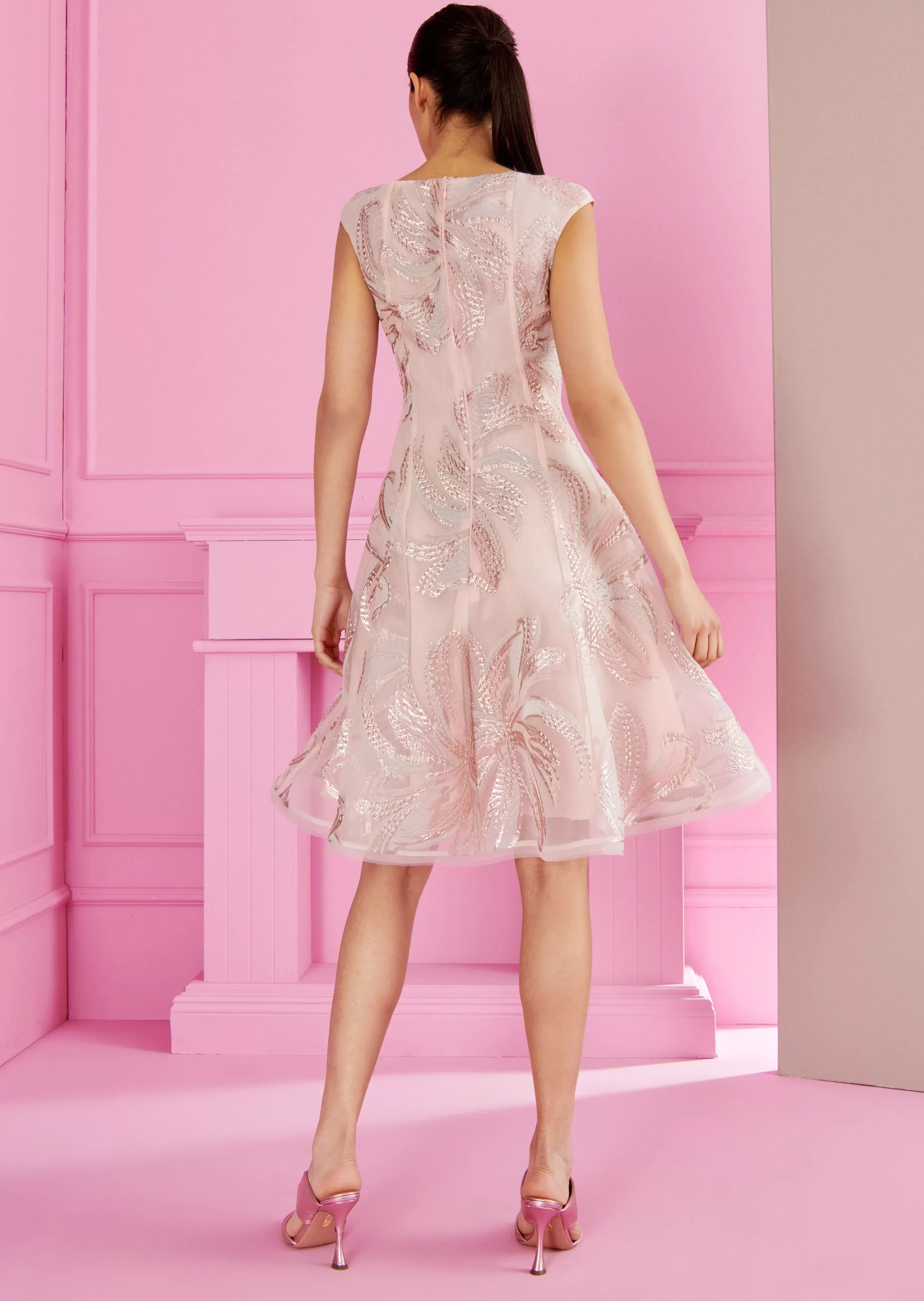 Fashion Talbot Runhof Cocktailkleid Korbut26 Marmorrosa