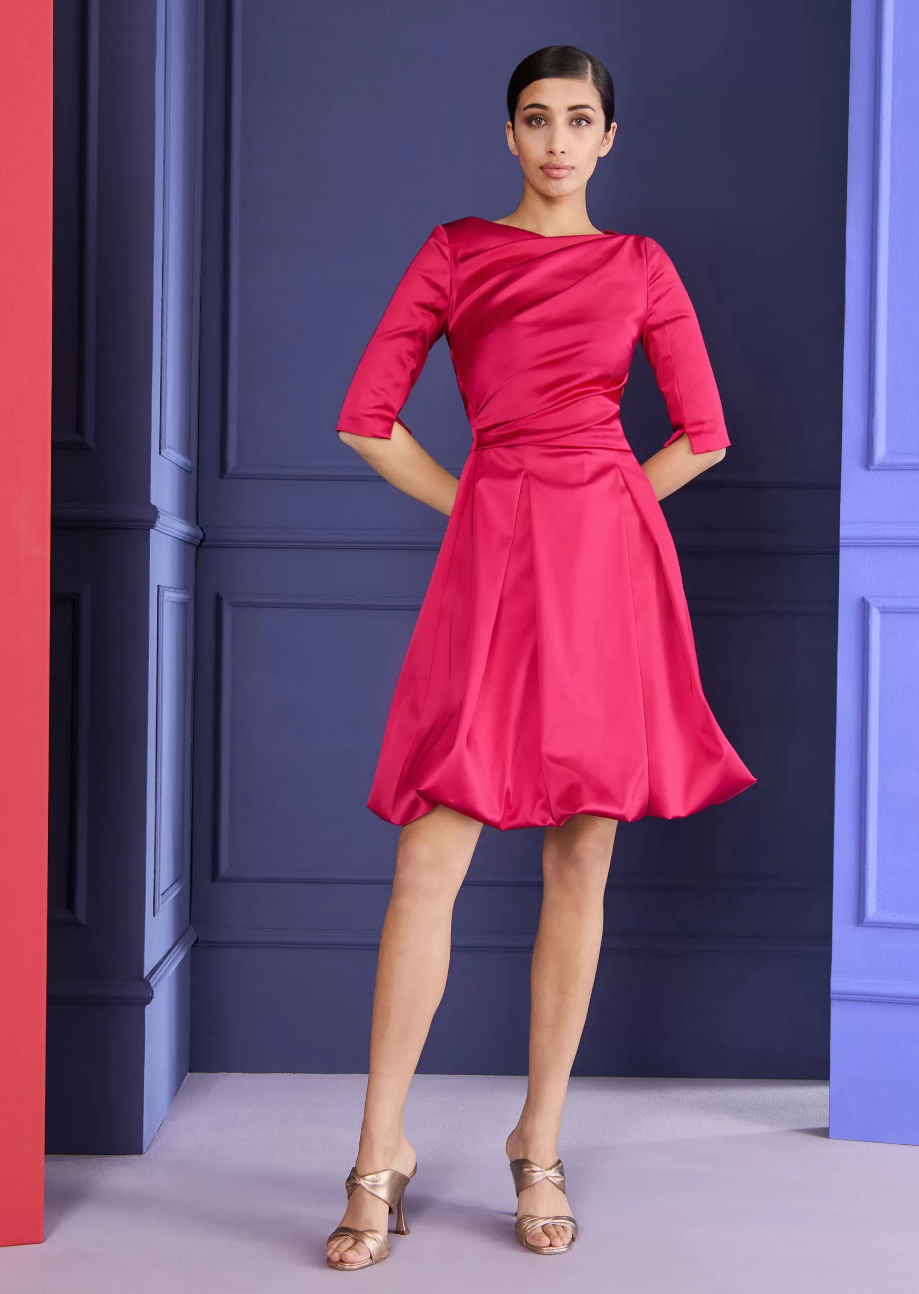 Flash Sale Talbot Runhof Cocktailkleid Look1 Azaleapink