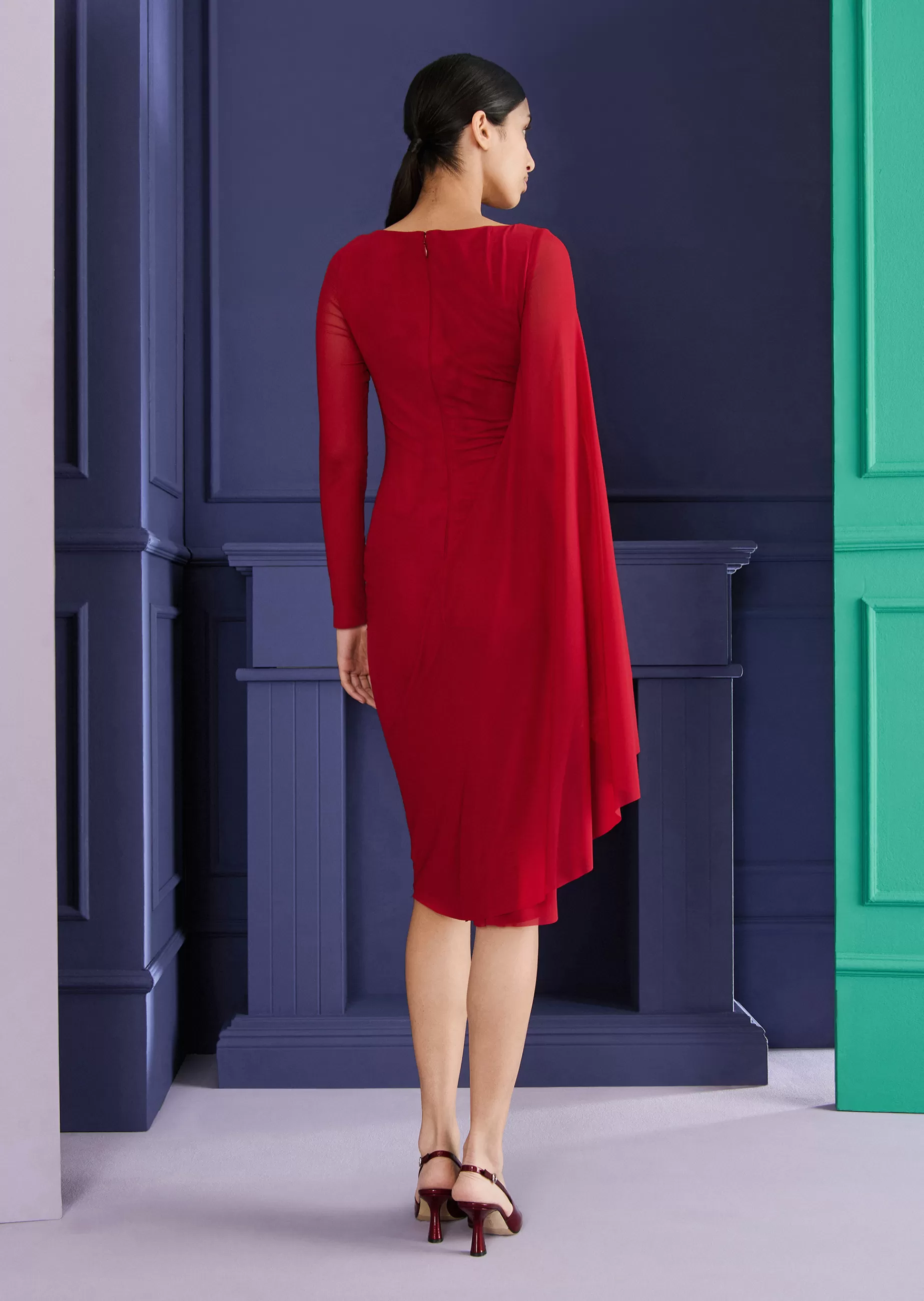 Shop Talbot Runhof Cocktailkleid Mousse2 Scarletrot