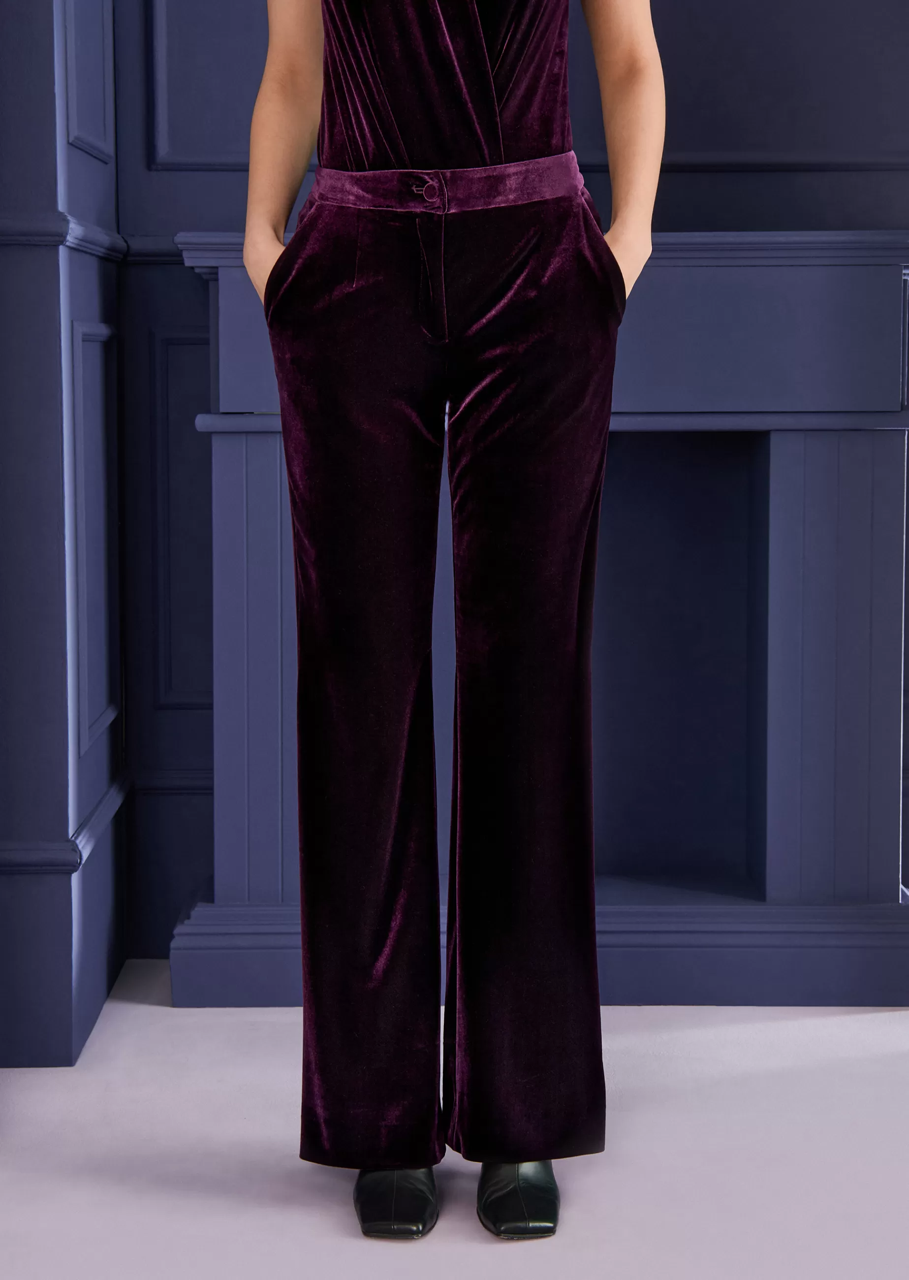 Online Talbot Runhof Hose Kilton16 Aubergine