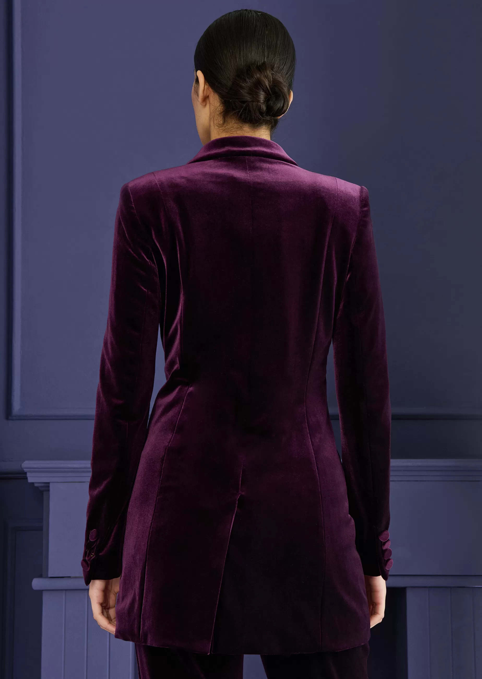 Flash Sale Talbot Runhof Jacke Buckingham3 Aubergine