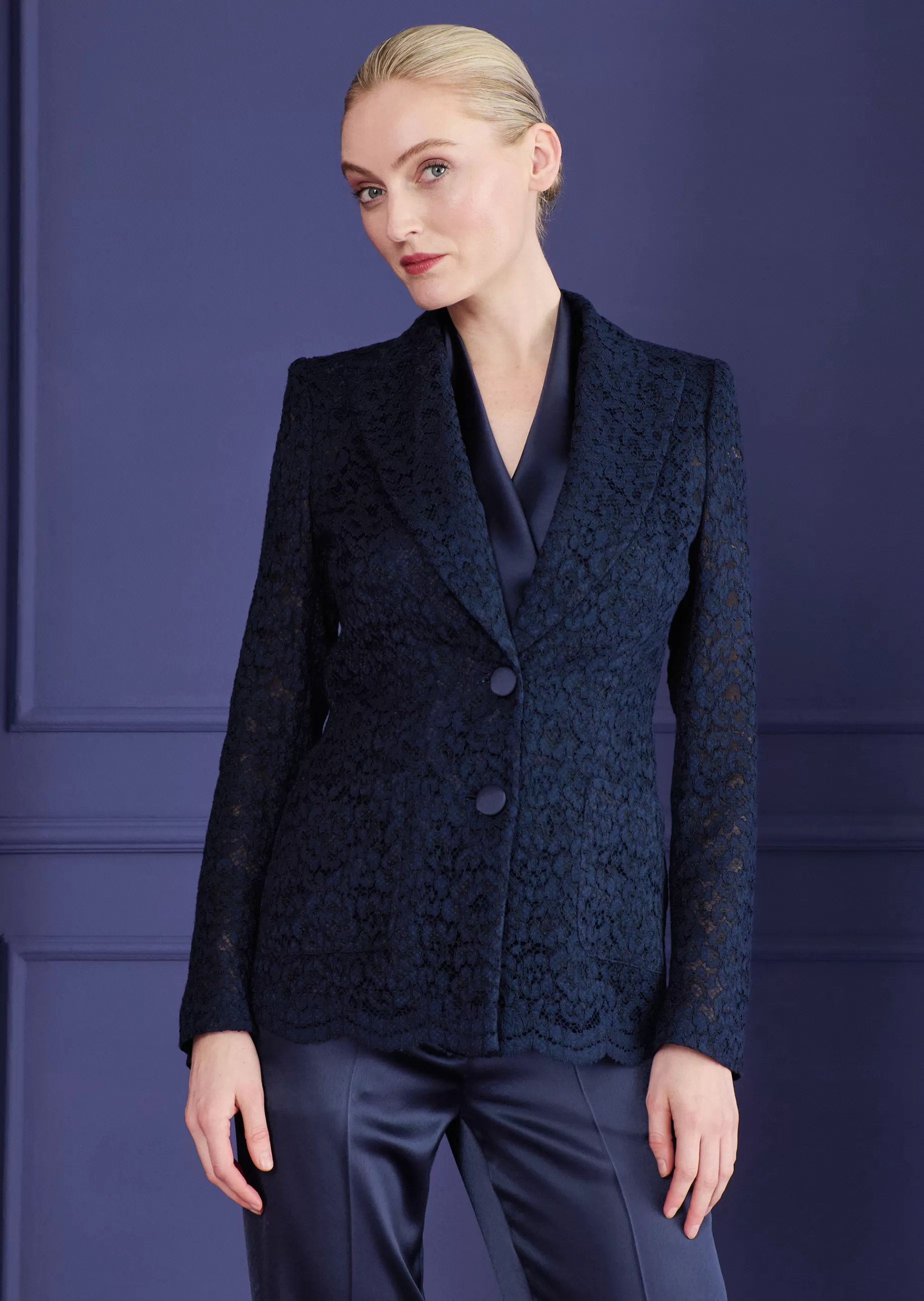 Discount Talbot Runhof Jacke Mulberry1 Nachtblau
