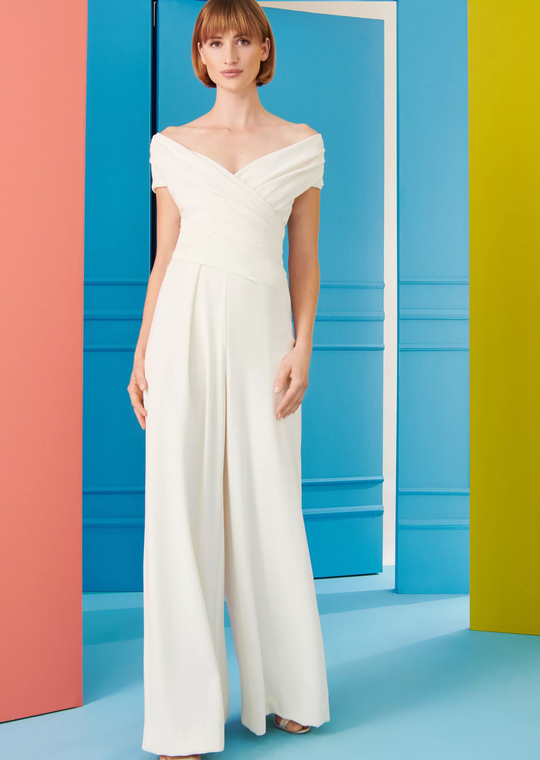 New Talbot Runhof Jumpsuit Citrin6 Elfenbein