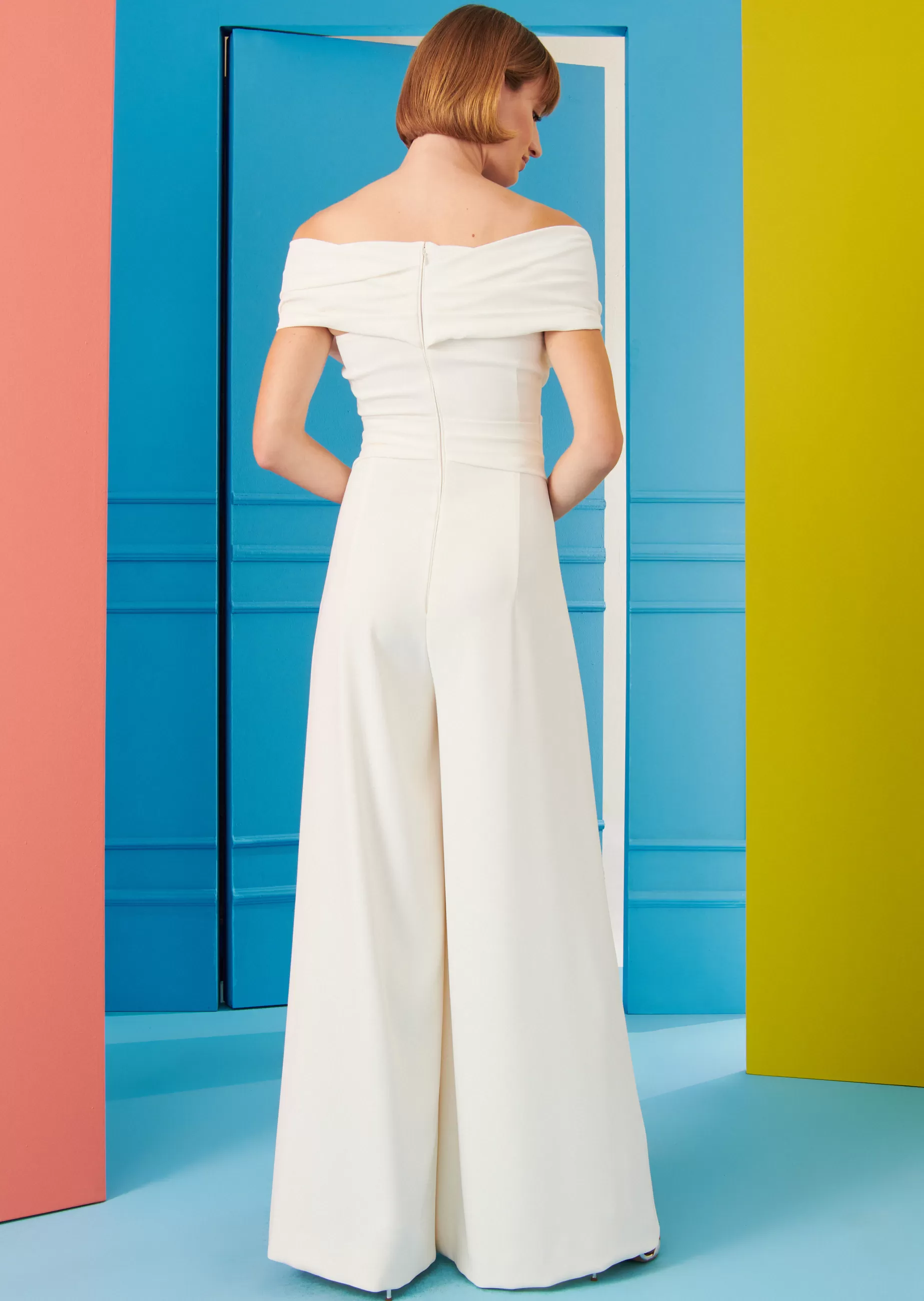 New Talbot Runhof Jumpsuit Citrin6 Elfenbein
