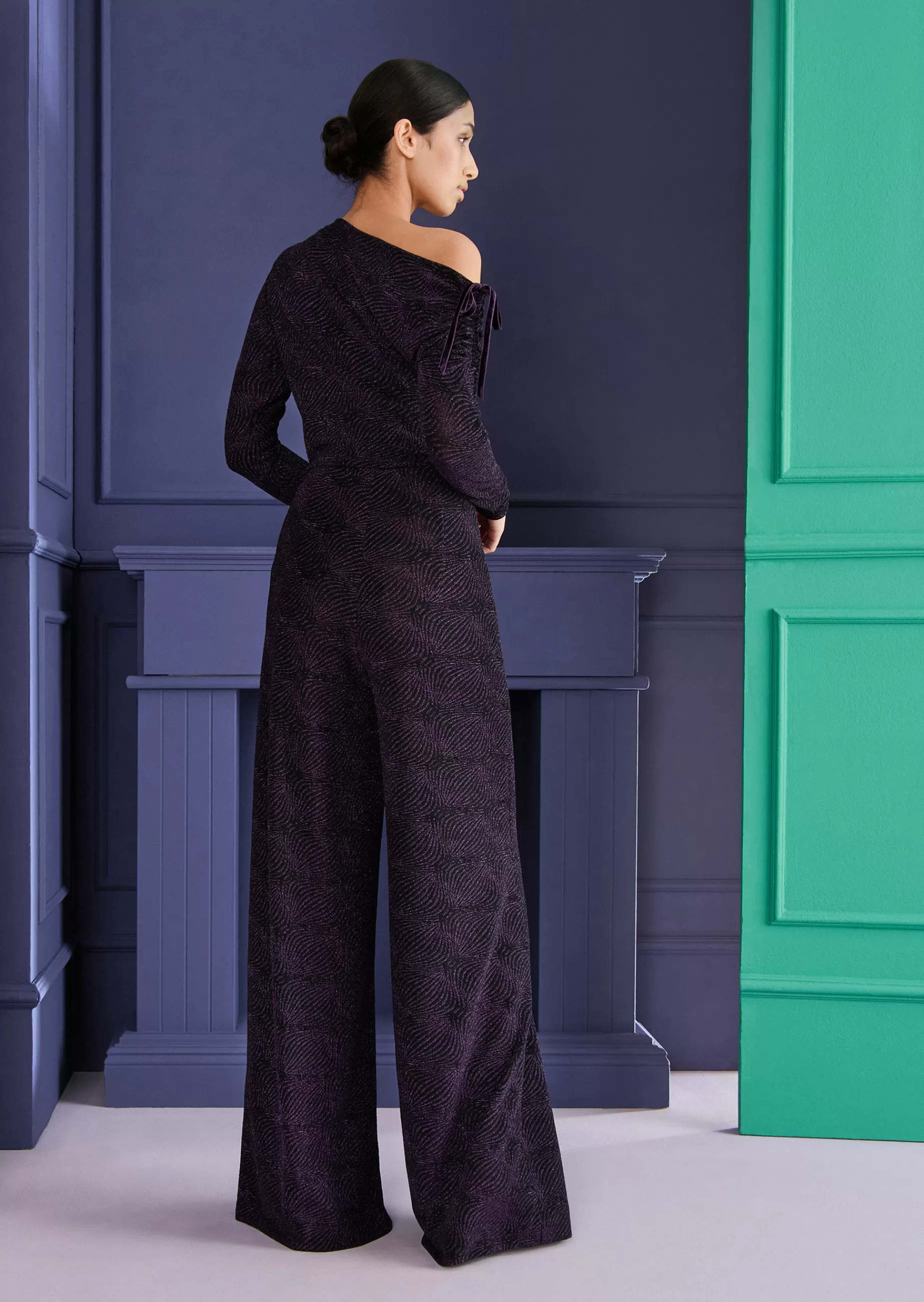 Sale Talbot Runhof Jumpsuit Kinga3 Aubergine