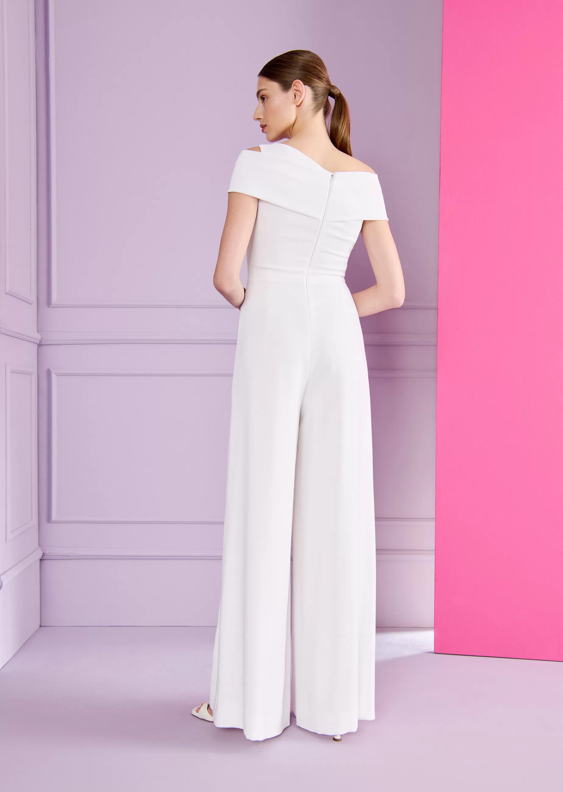 Outlet Talbot Runhof Jumpsuit Risk5 Weiß