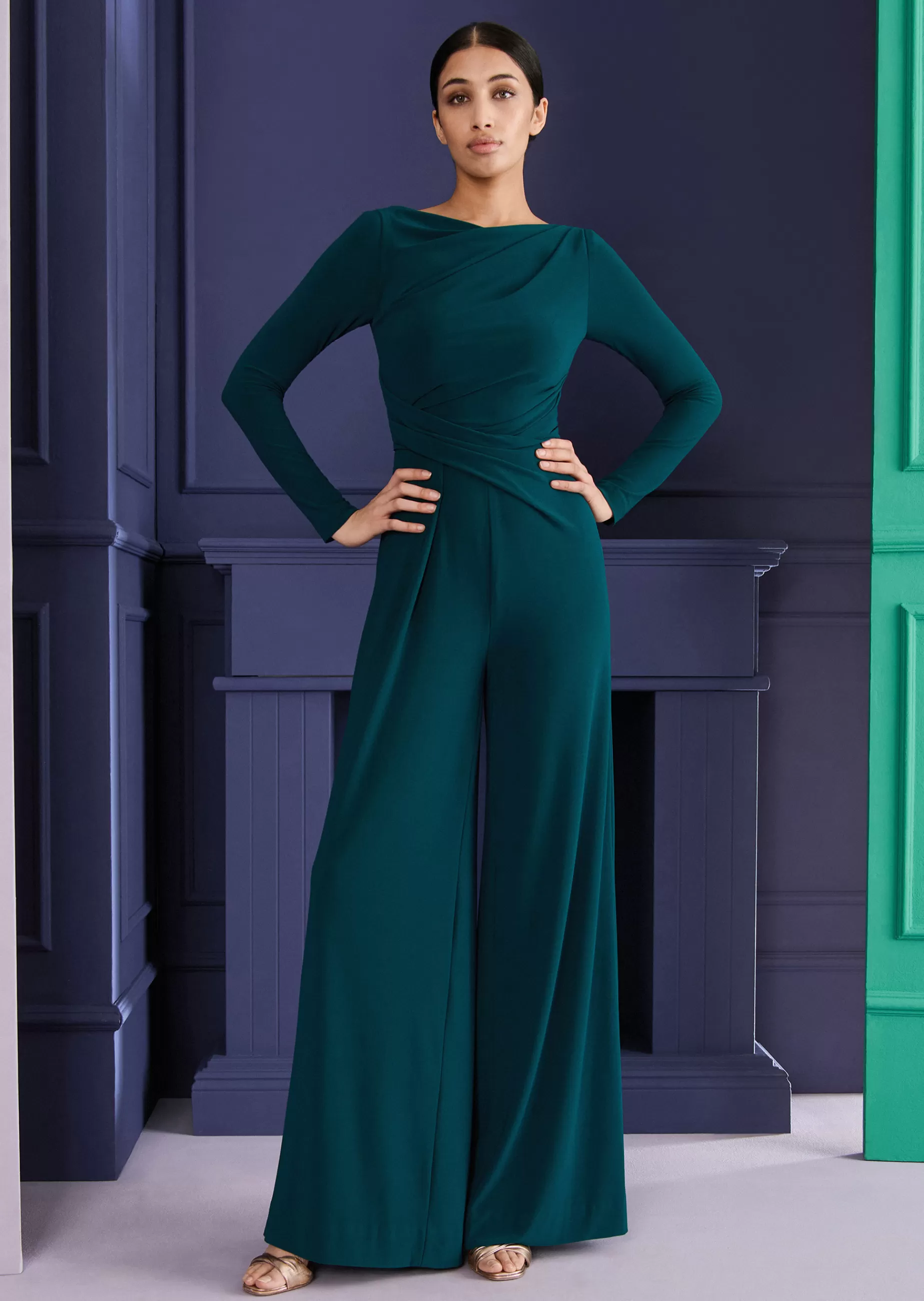 Shop Talbot Runhof Jumpsuit River9 Zypressegrün