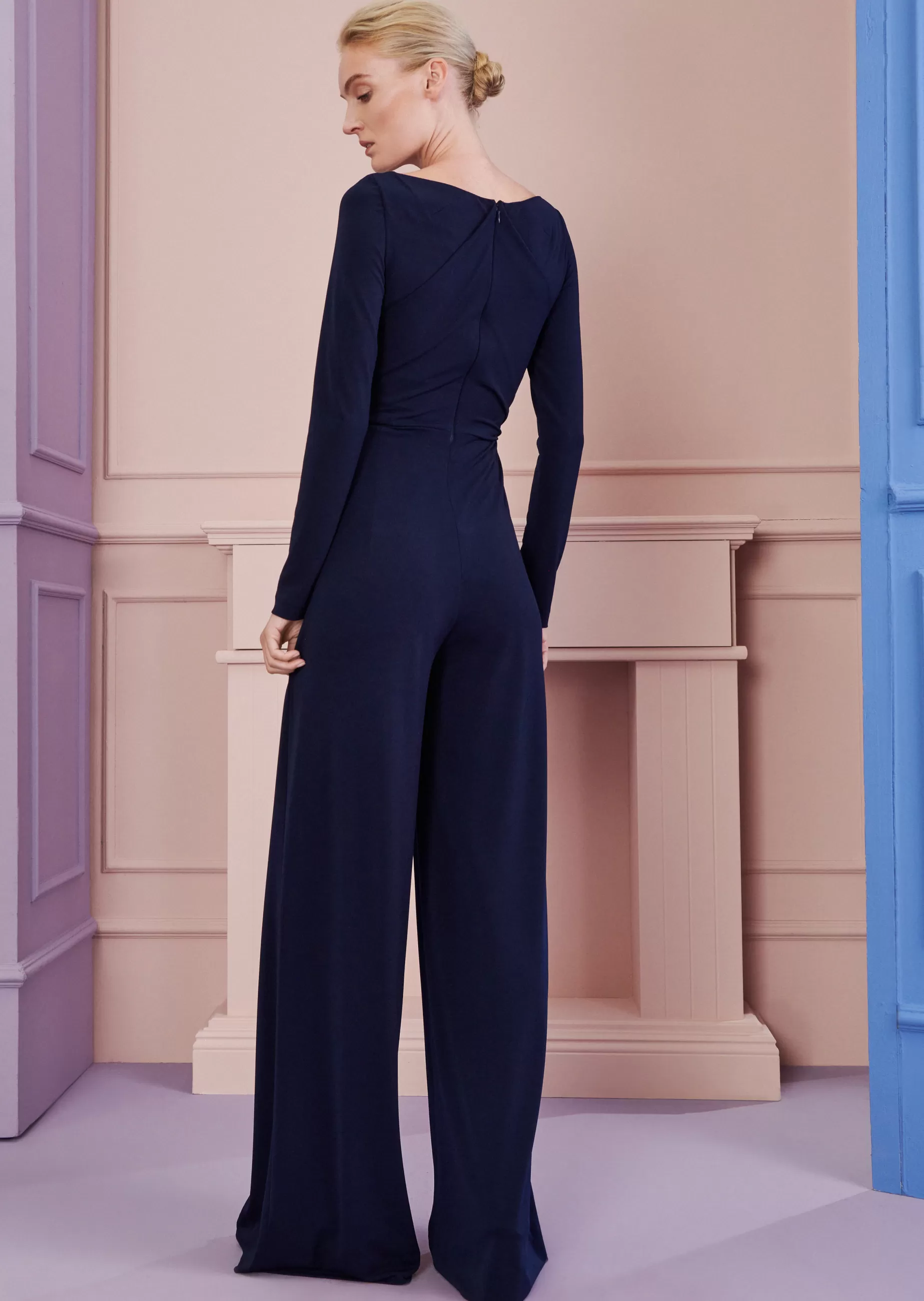 Store Talbot Runhof Jumpsuit River9 Marineblau