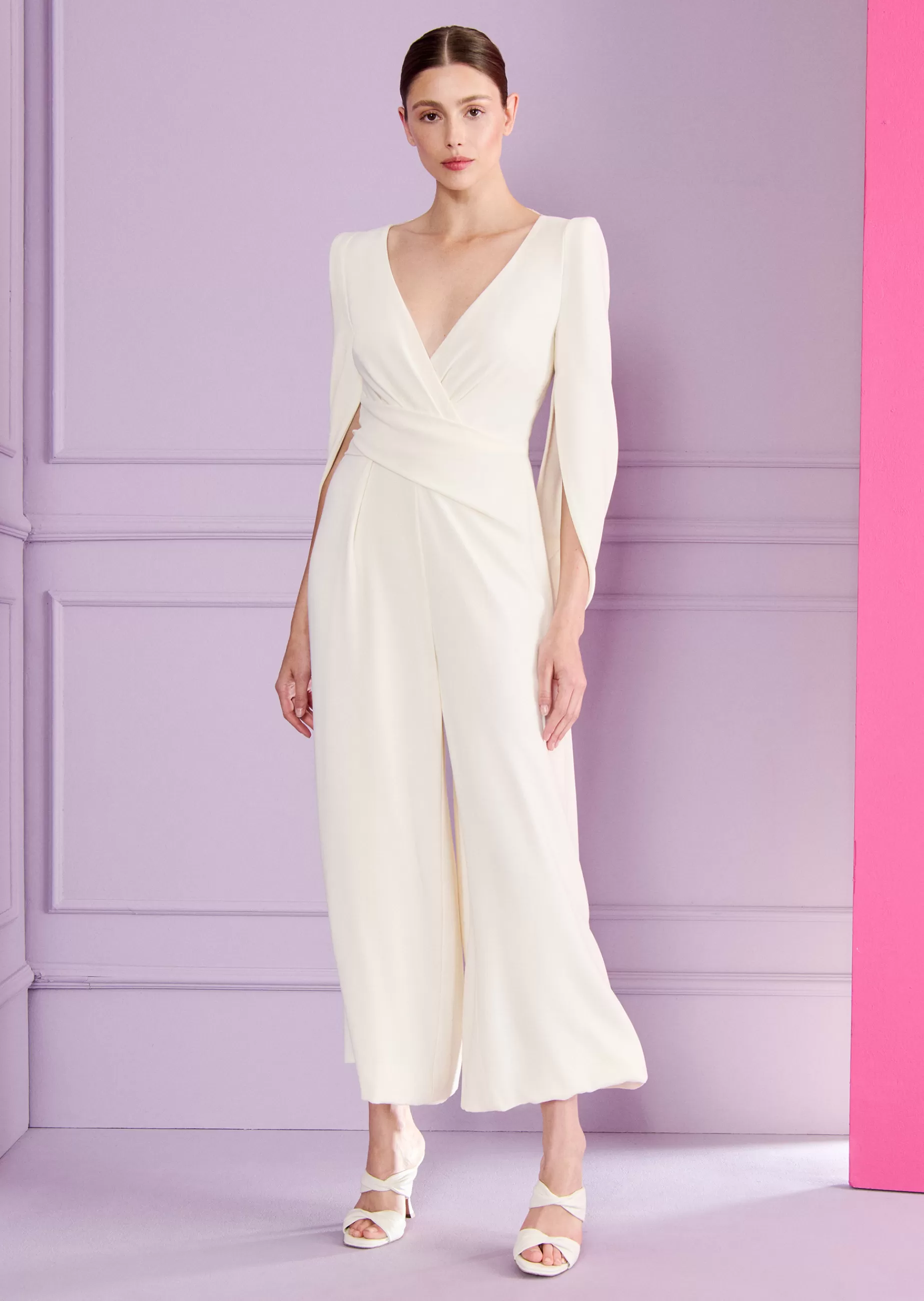 Discount Talbot Runhof Jumpsuit Silva2 Ivoryweiß