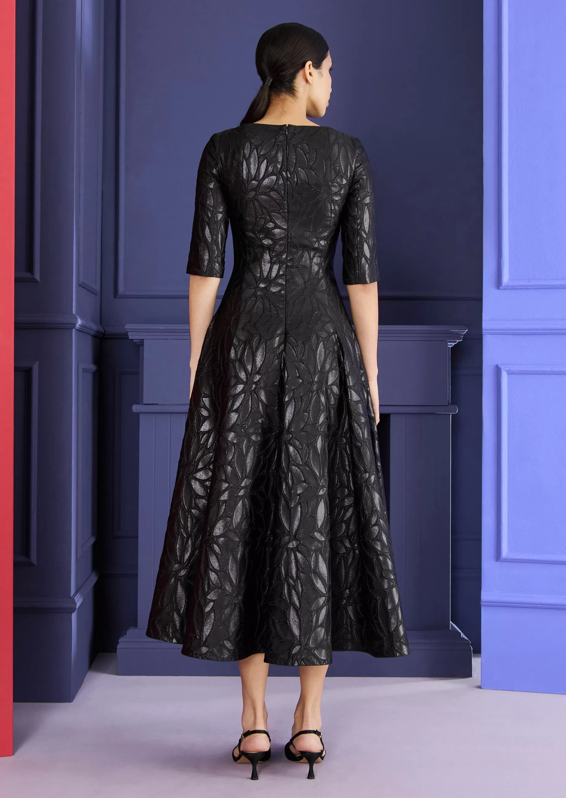 New Talbot Runhof Midikleid Bogna5 Schwarz