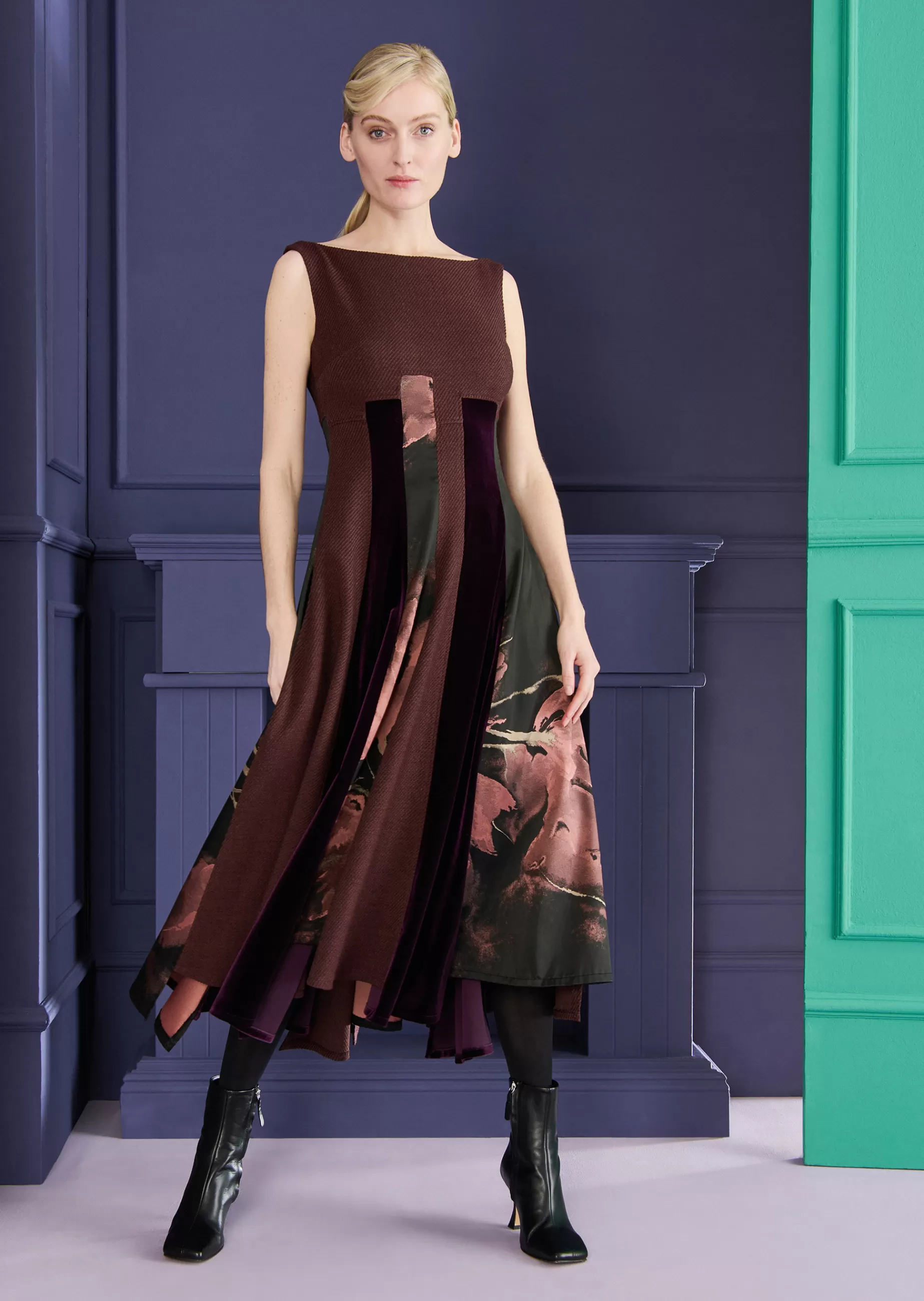 New Talbot Runhof Midikleid Foobar7 Schwarz