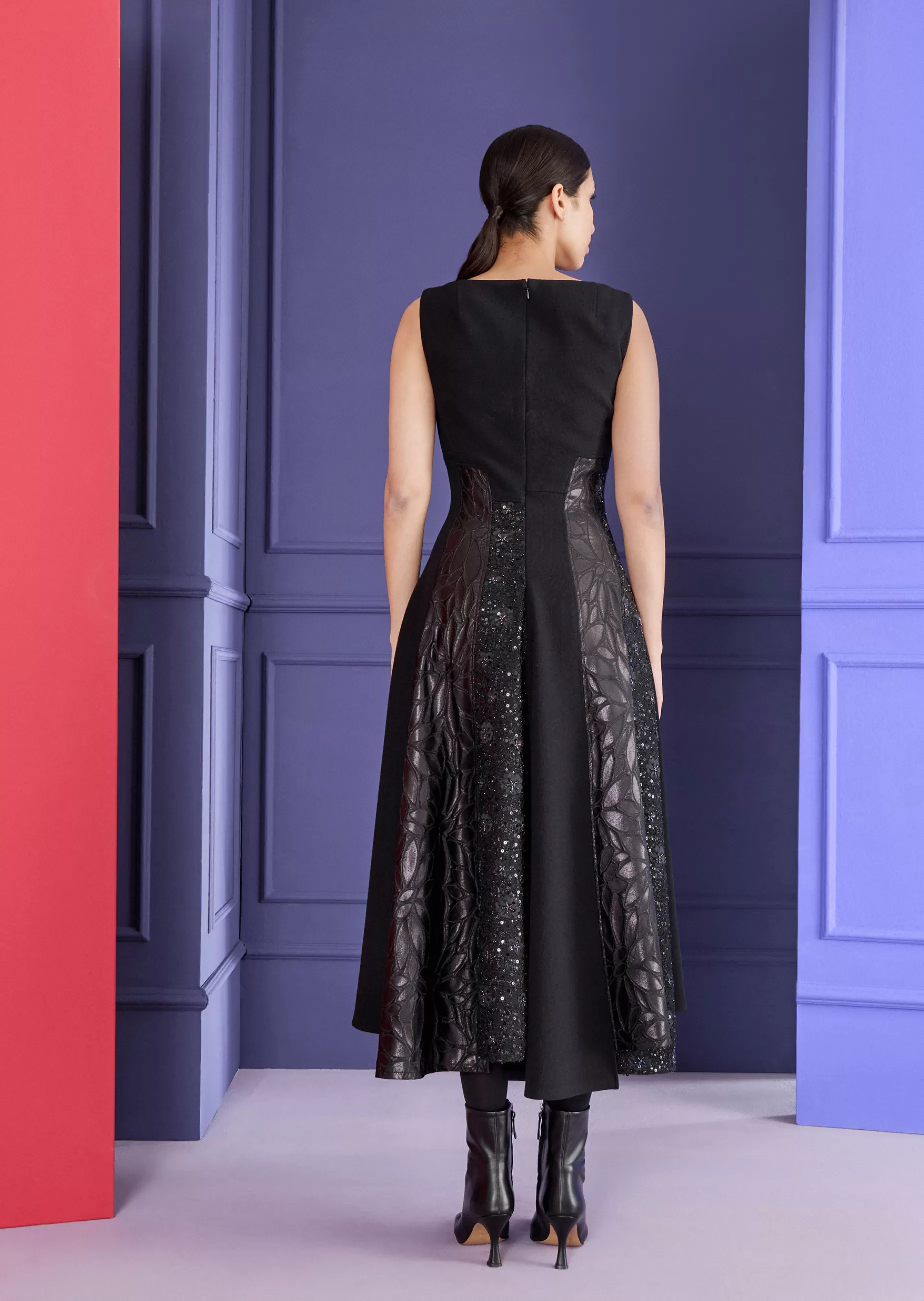 Best Sale Talbot Runhof Midikleid Foobar7 Schwarz