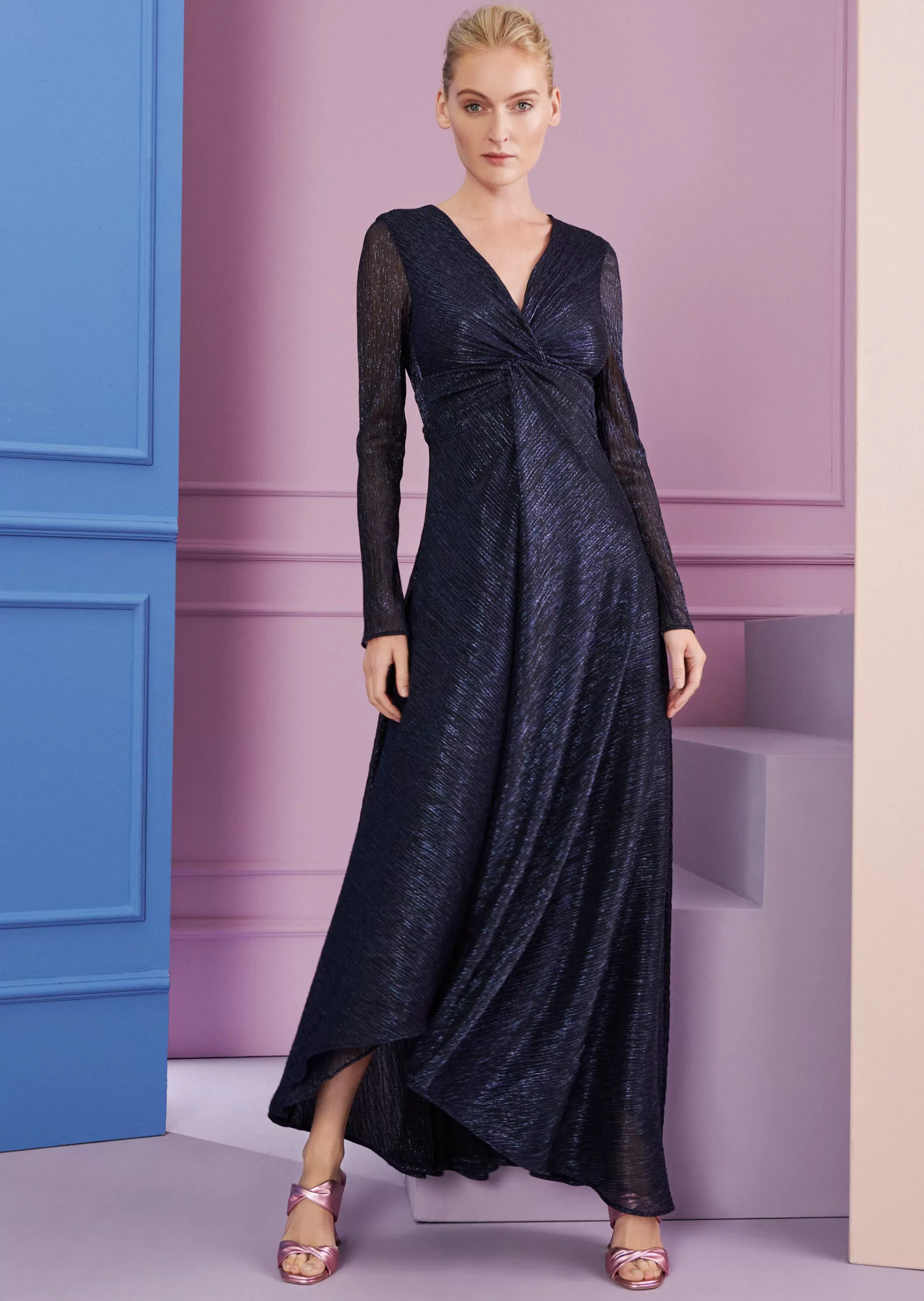 Best Talbot Runhof Midikleid Golambini15 Marineblau
