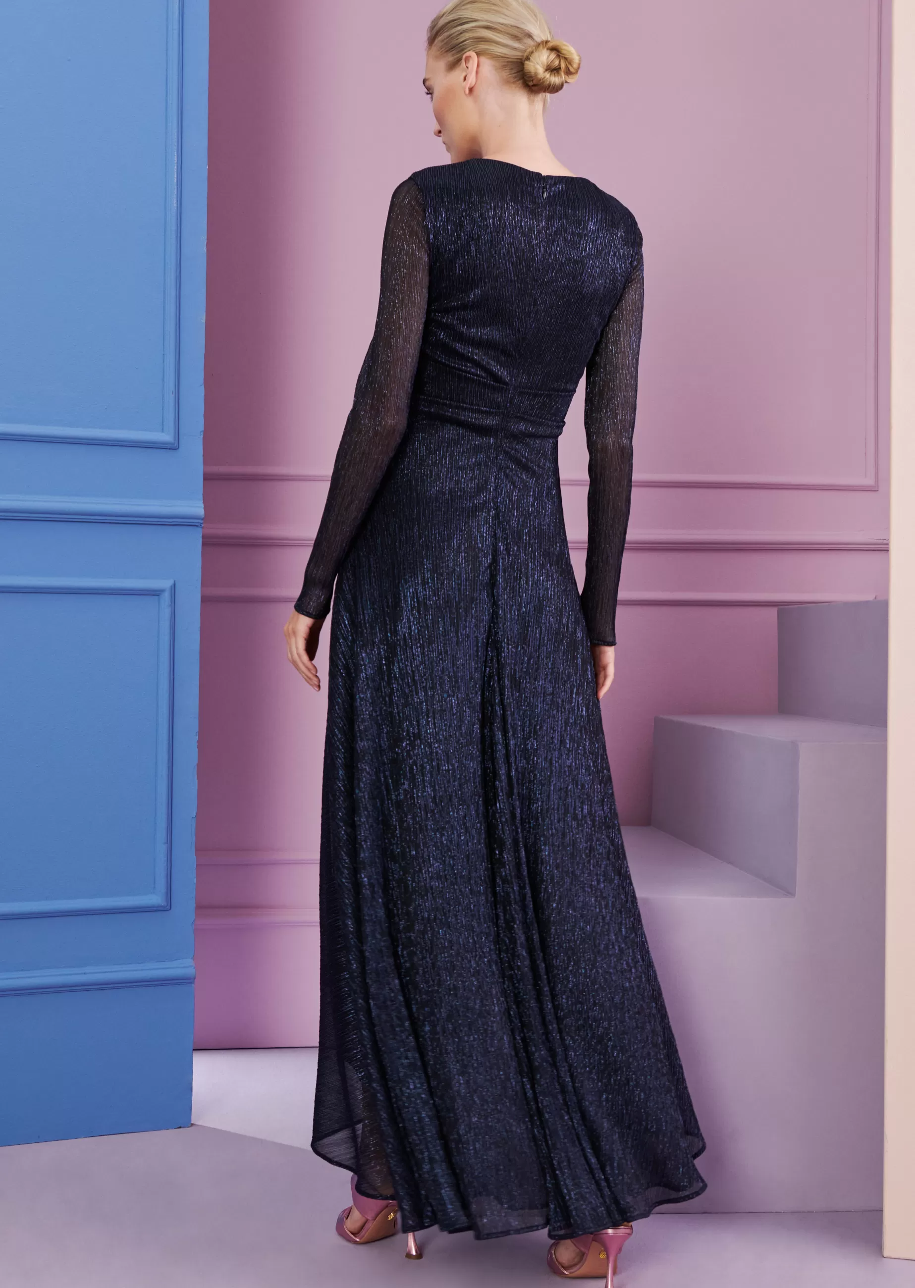 Best Talbot Runhof Midikleid Golambini15 Marineblau