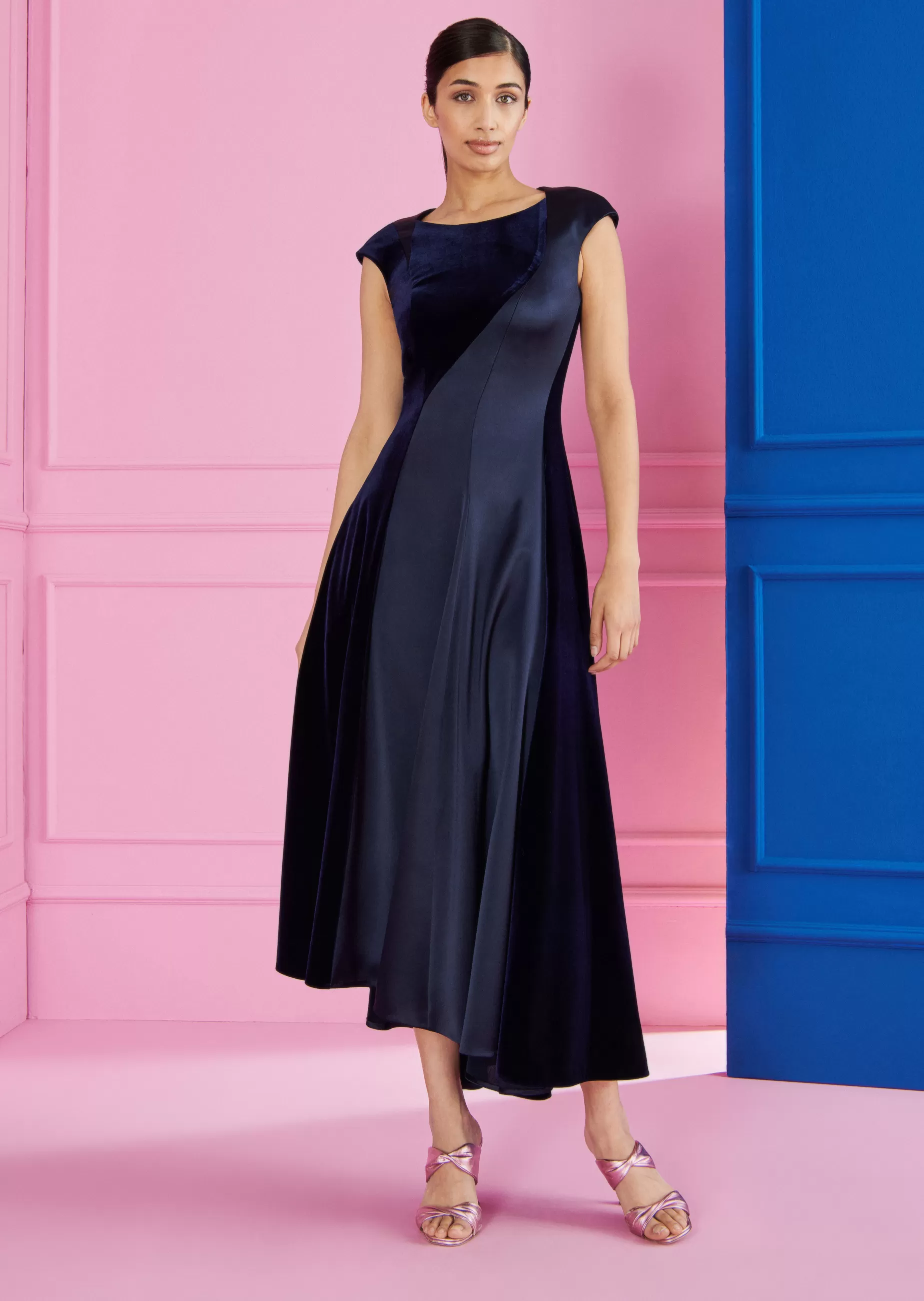 Flash Sale Talbot Runhof Midikleid Holanda3 Nachtblau