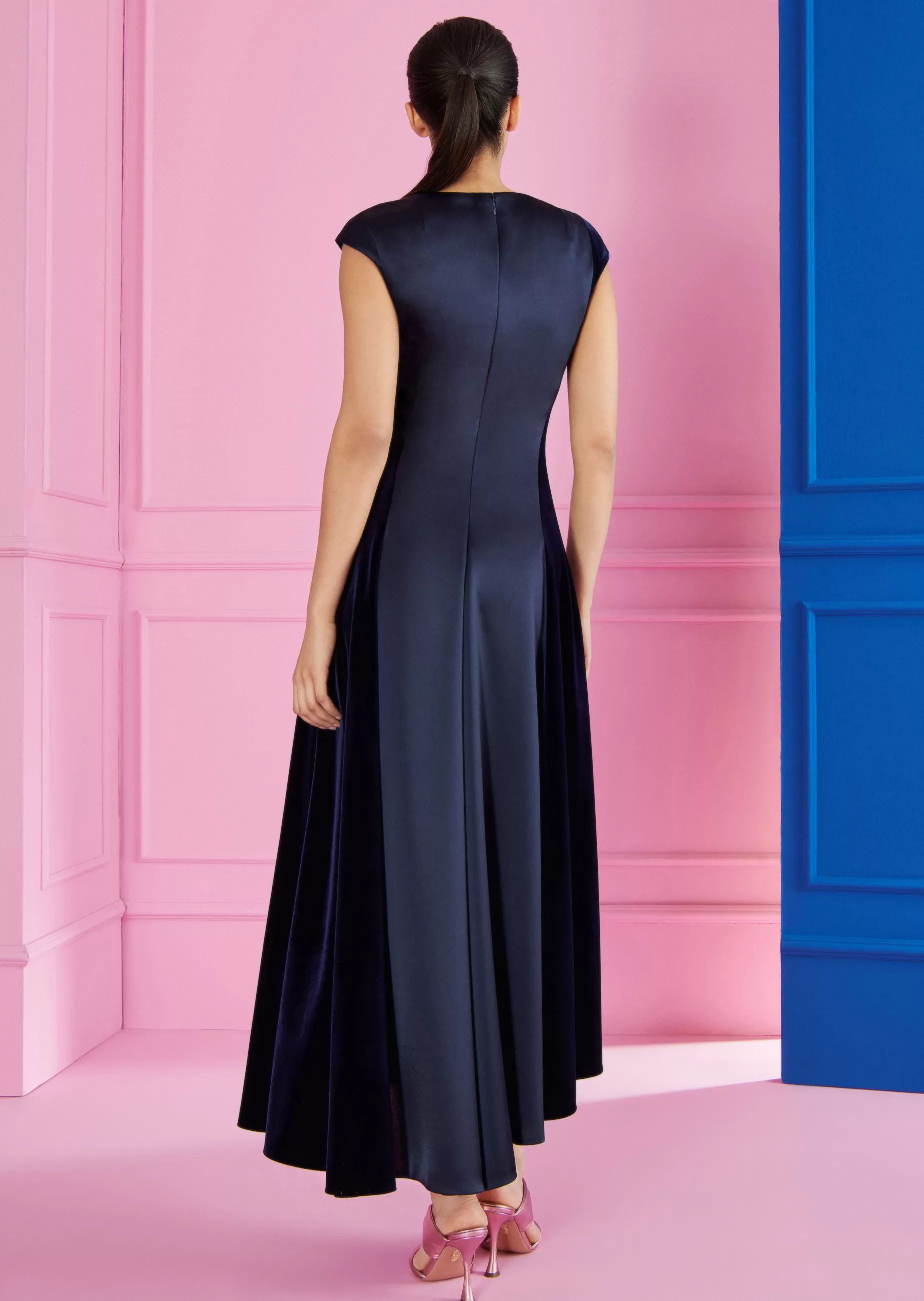 Flash Sale Talbot Runhof Midikleid Holanda3 Nachtblau