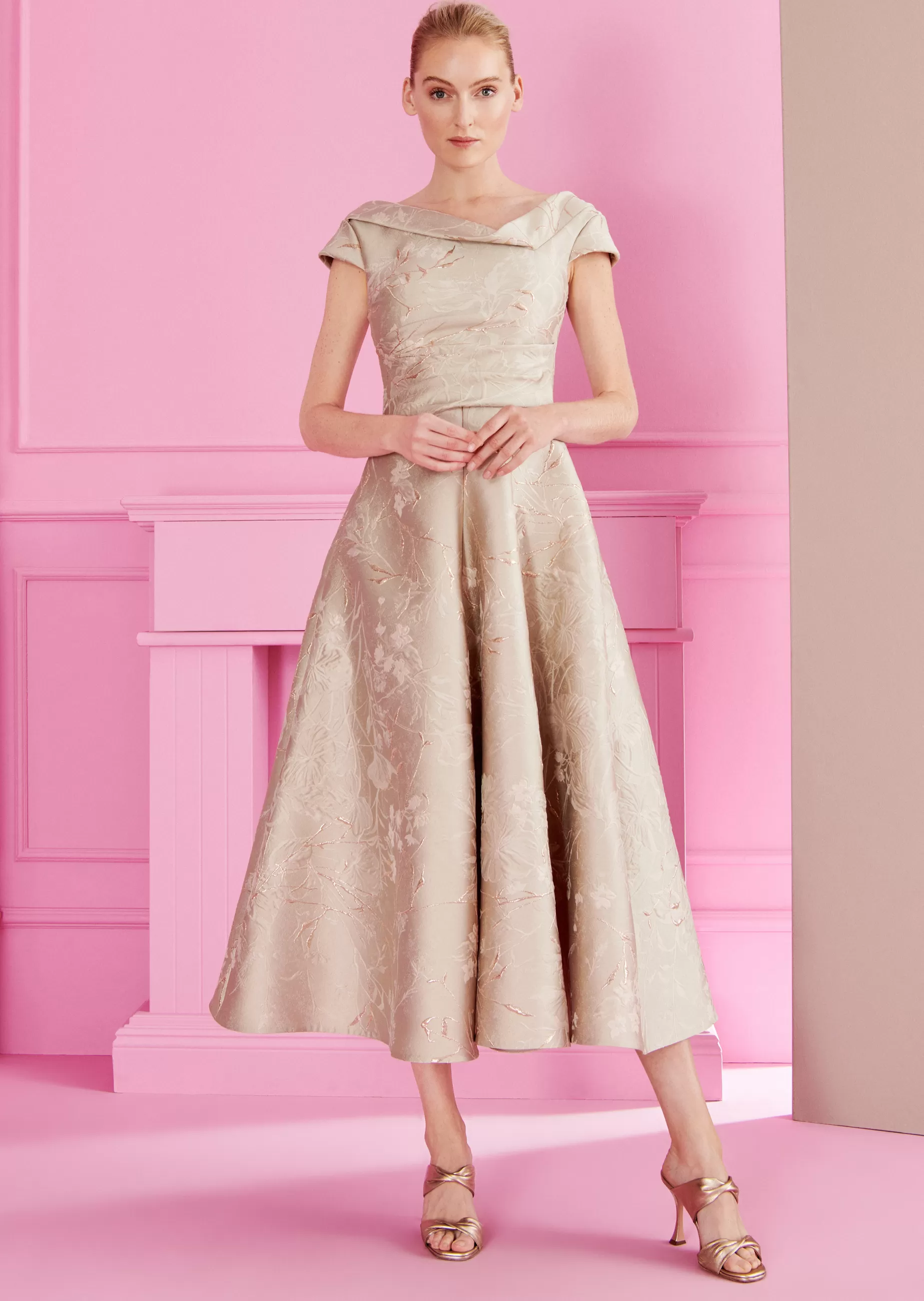 Flash Sale Talbot Runhof Midikleid Kobold2 Icegold
