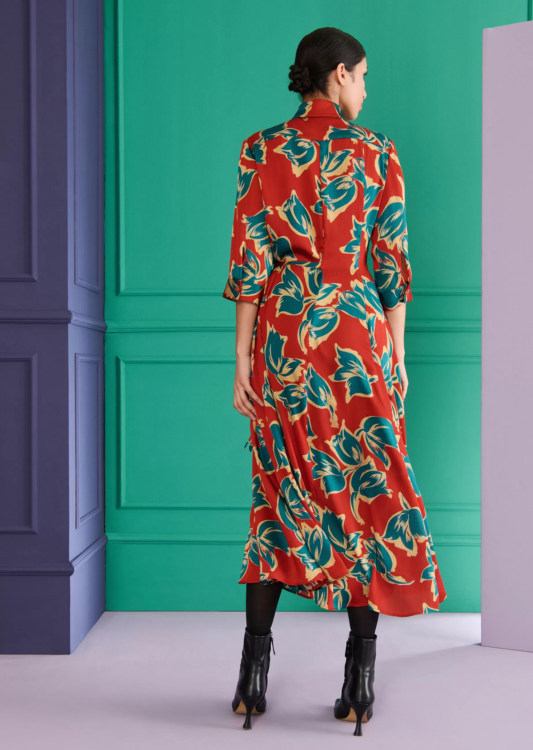 Best Talbot Runhof Midikleid Logout1 Terrakottarot
