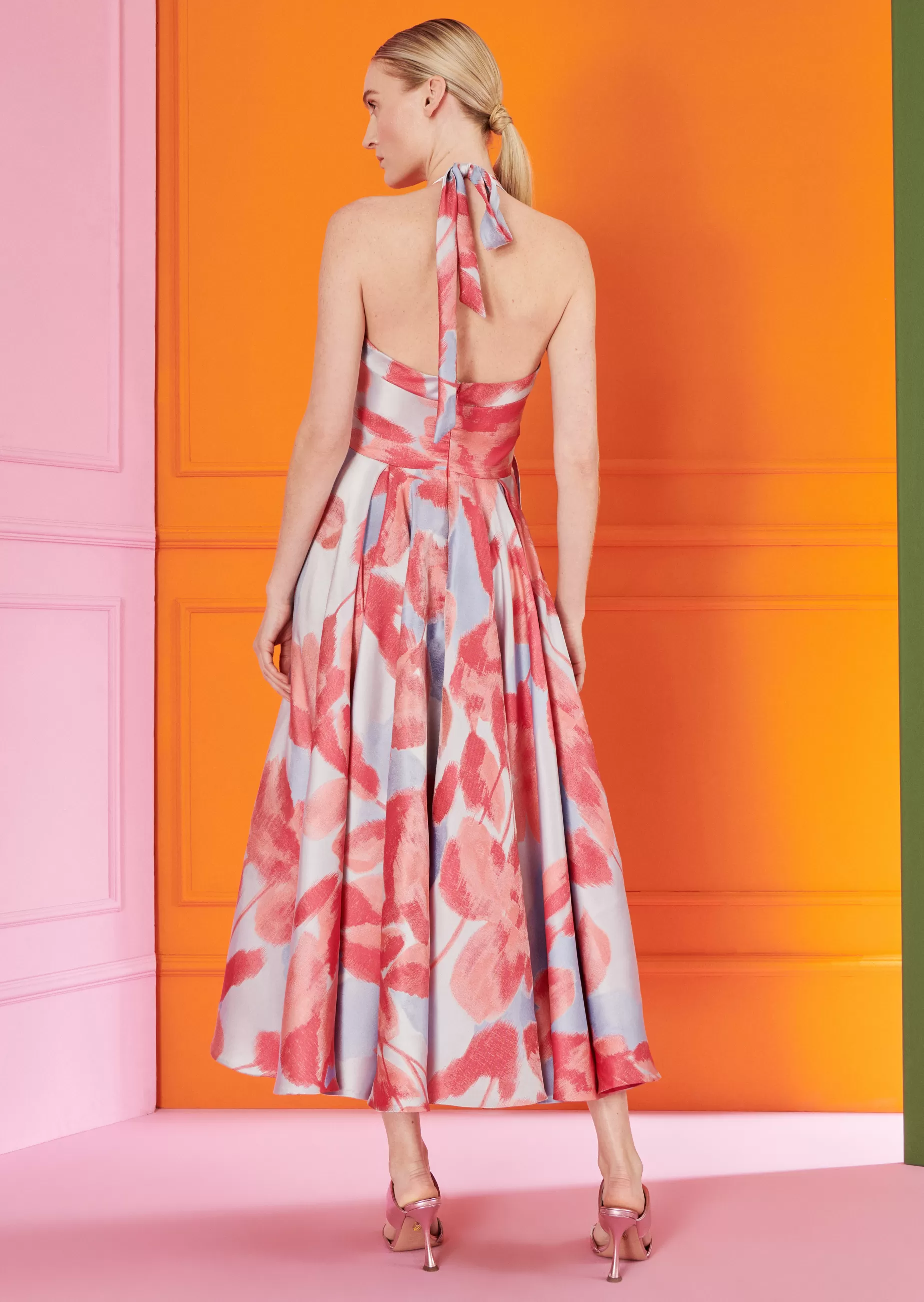 Outlet Talbot Runhof Midikleid Lombino2 Azaleapink