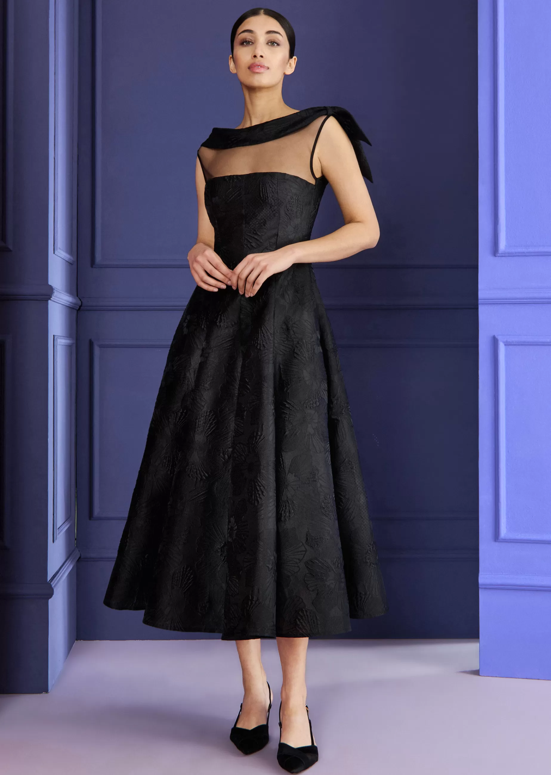 Cheap Talbot Runhof Midikleid Modesta1 Schwarz