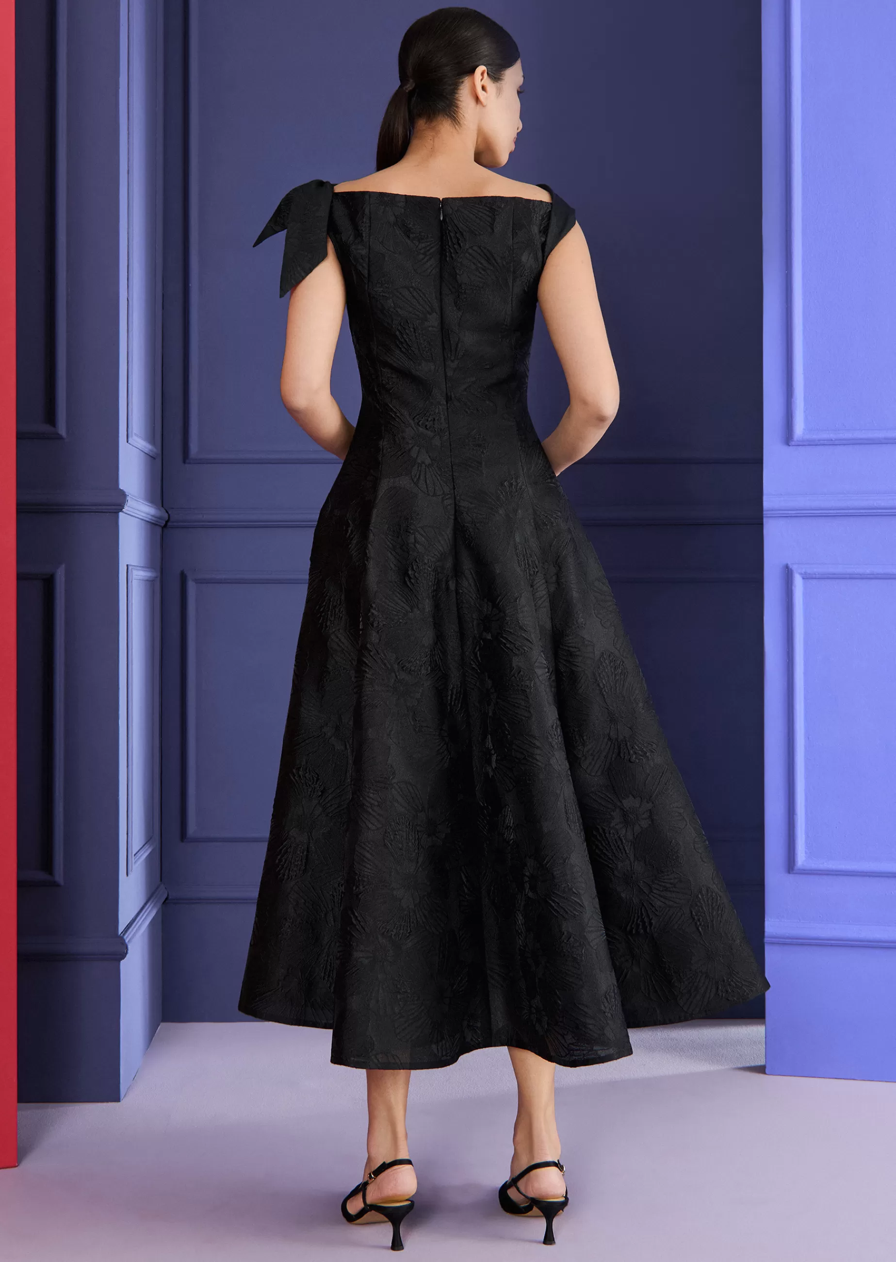 Cheap Talbot Runhof Midikleid Modesta1 Schwarz