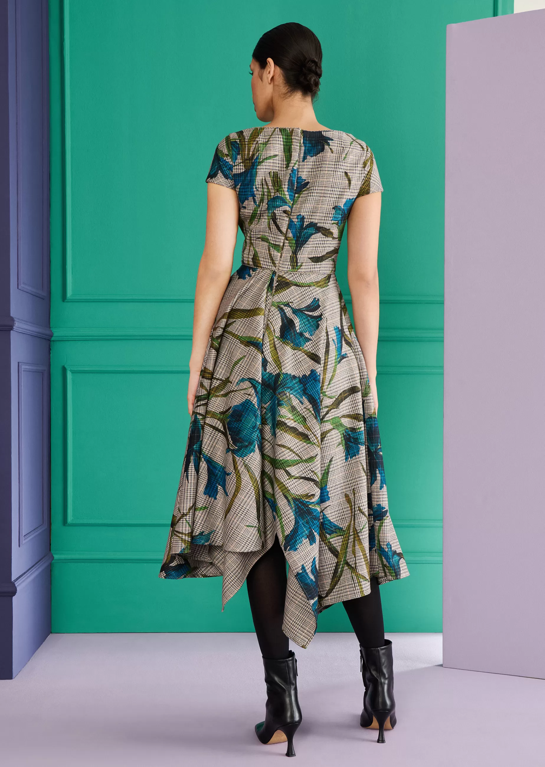 Hot Talbot Runhof Midikleid Moriyana1 Sand