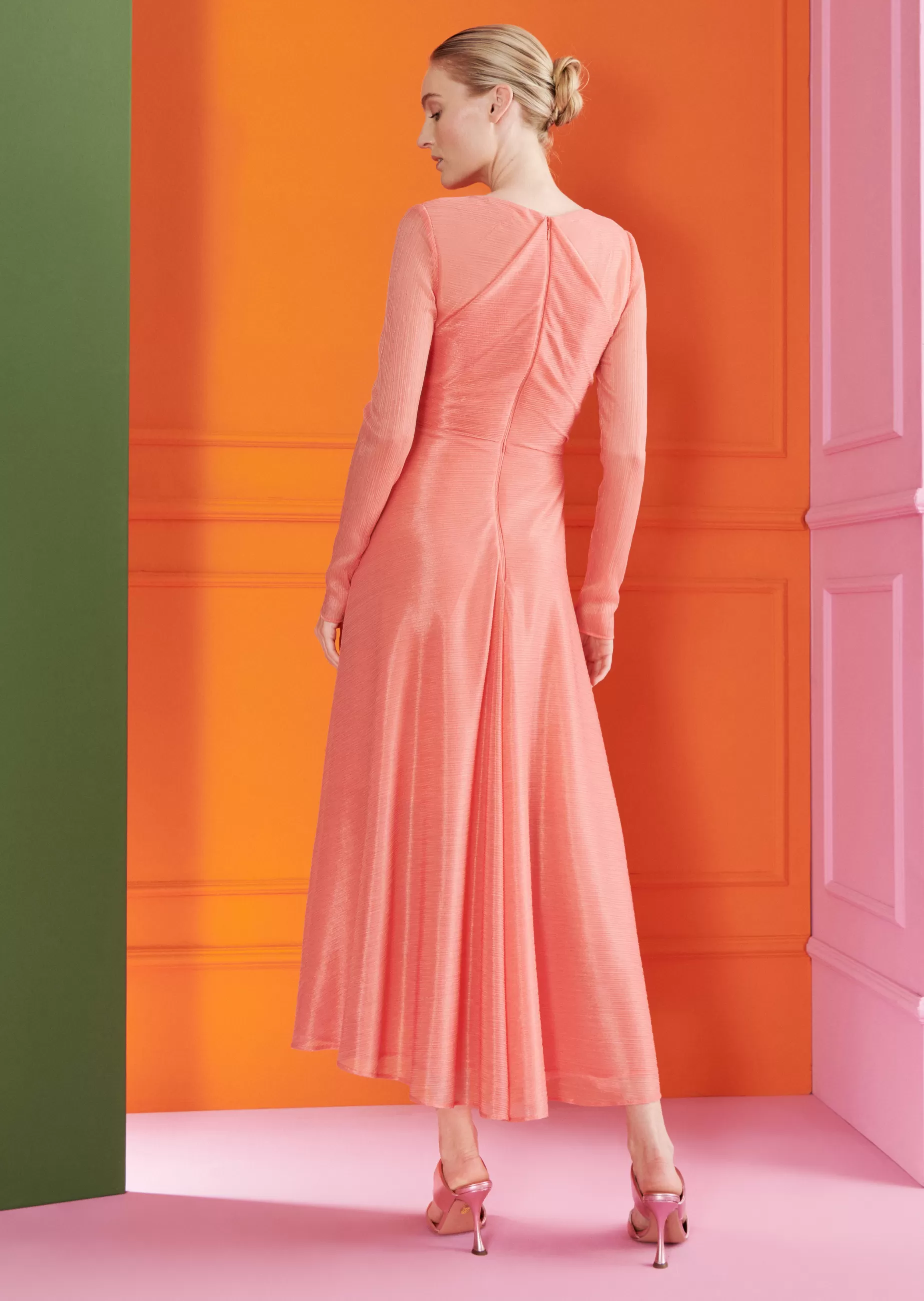 Cheap Talbot Runhof Midikleid Pokario13 Lachsrosa